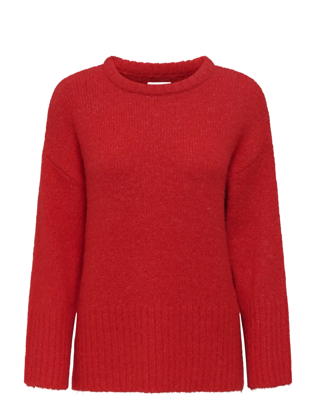 ONLY ONLMAGGIE LIFE LS LOOSE O-NECK CC KNT - Strickmode - SALSA / red