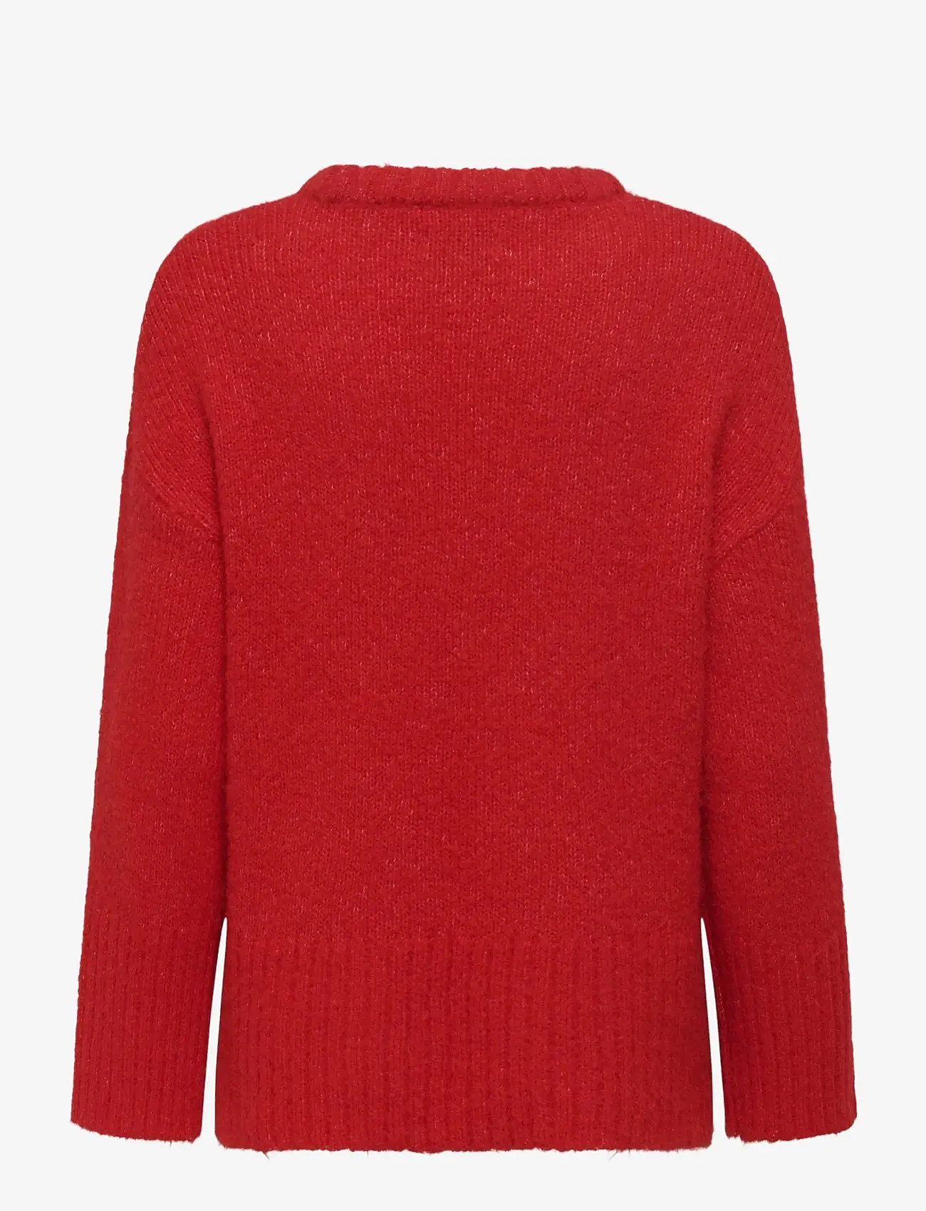 ONLY - ONLMAGGIE LIFE LS LOOSE O-NECK CC KNT - striktrøjer - salsa - 1