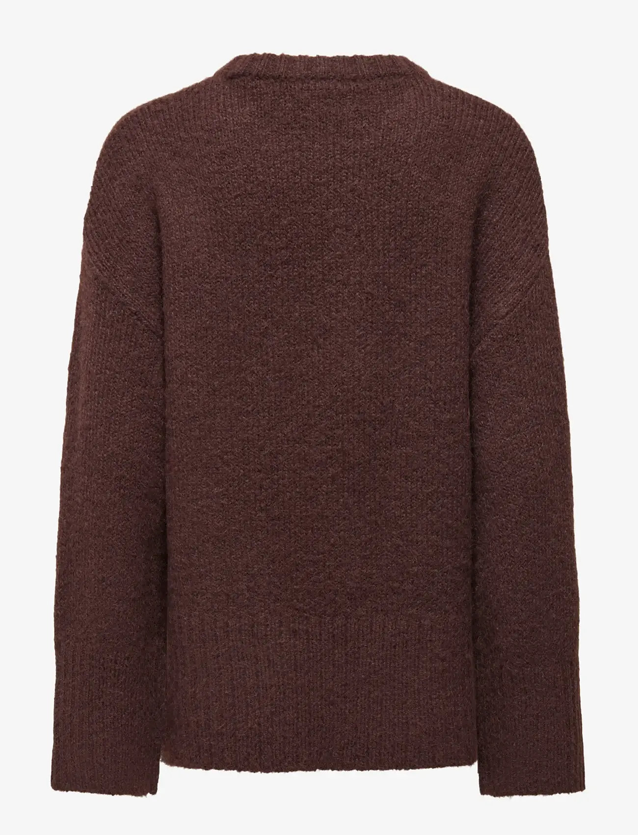 ONLY - ONLMAGGIE LIFE LS LOOSE O-NECK CC KNT - jumpers - seal brown - 2