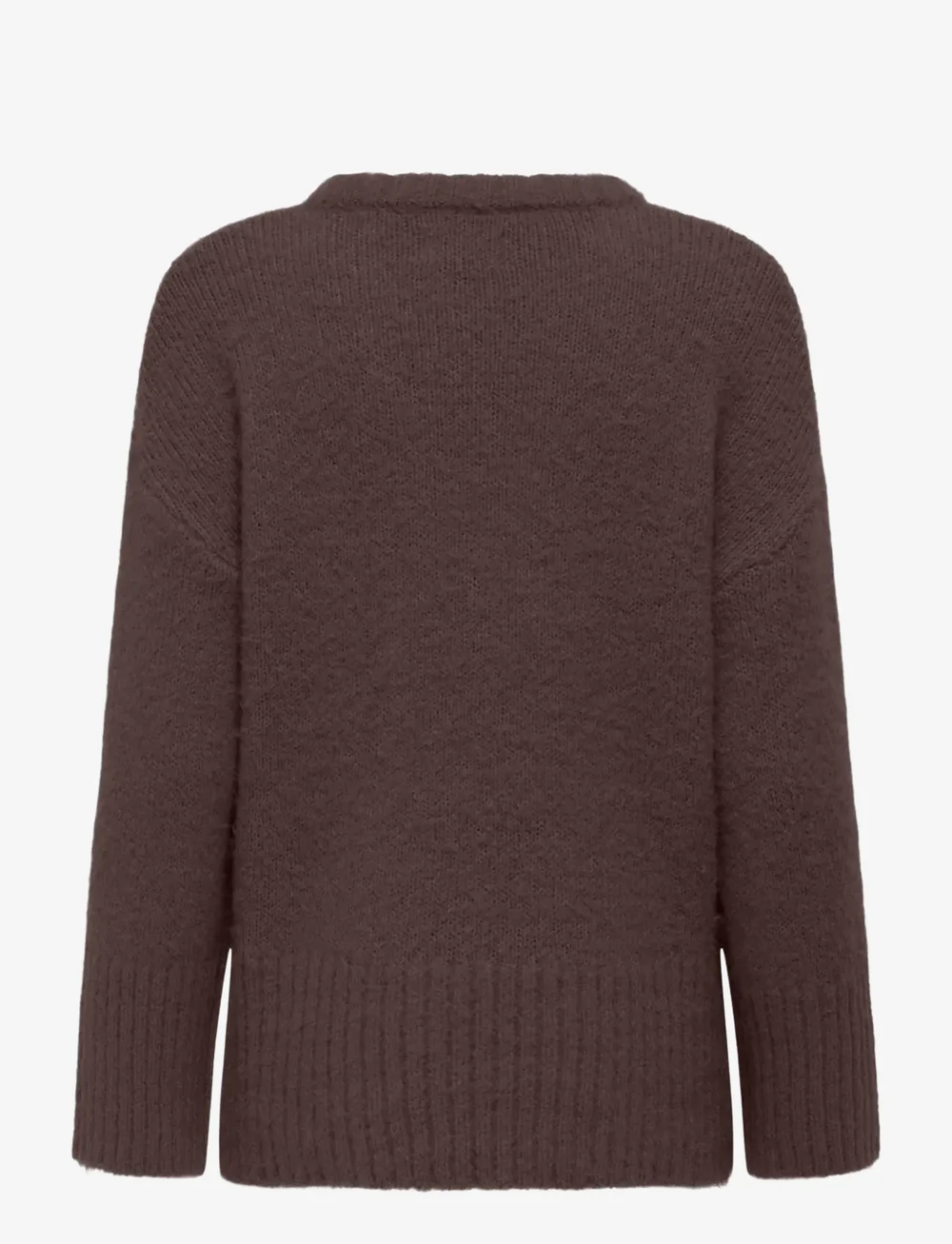 ONLY - ONLMAGGIE LIFE LS LOOSE O-NECK CC KNT - pullover - seal brown - 1