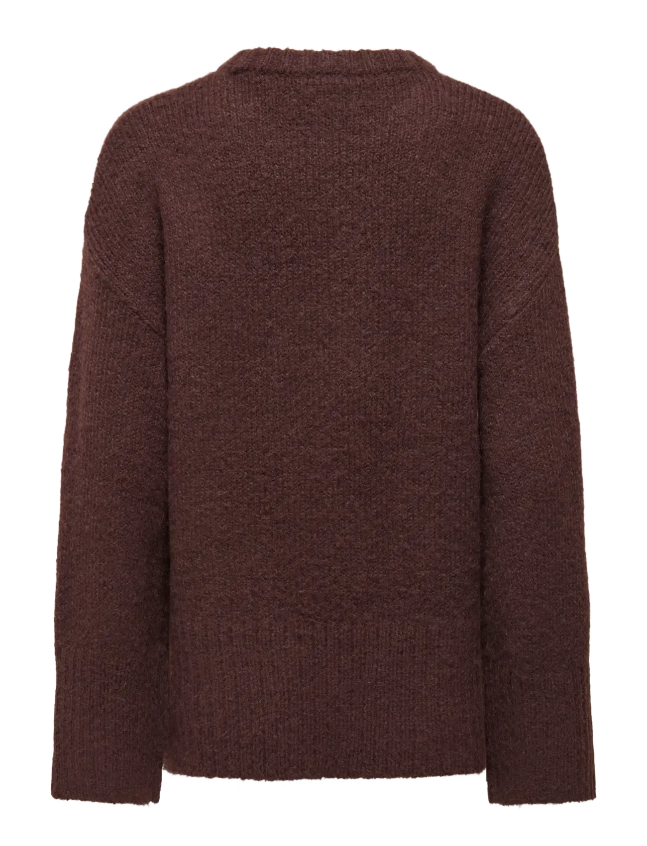 ONLY - ONLMAGGIE LIFE LS LOOSE O-NECK CC KNT - pullover - seal brown - 2