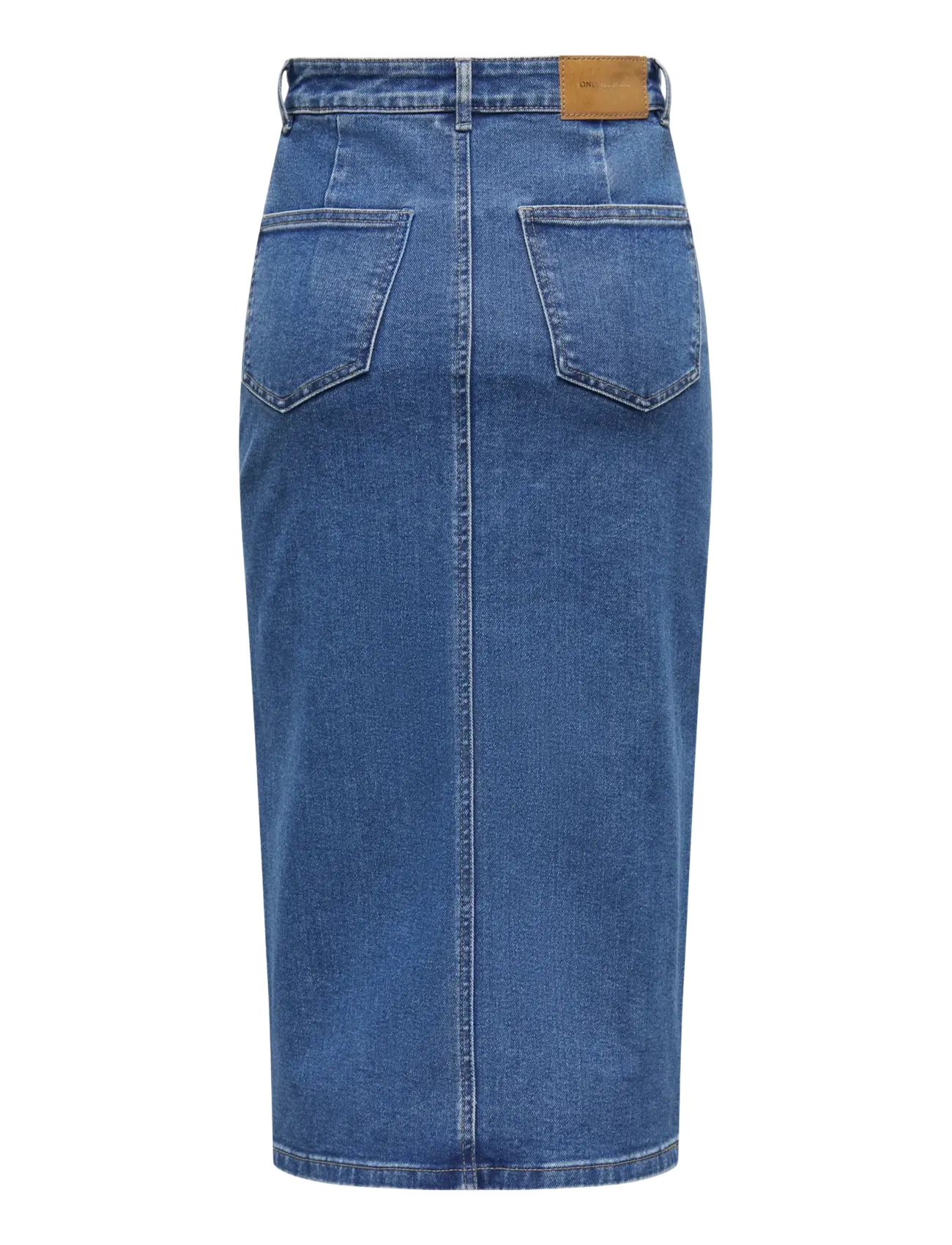 ONLY - ONLSIRI FRONT SLIT SKIRT DNM GUA NOOS - jeansröcke - medium blue denim - 2