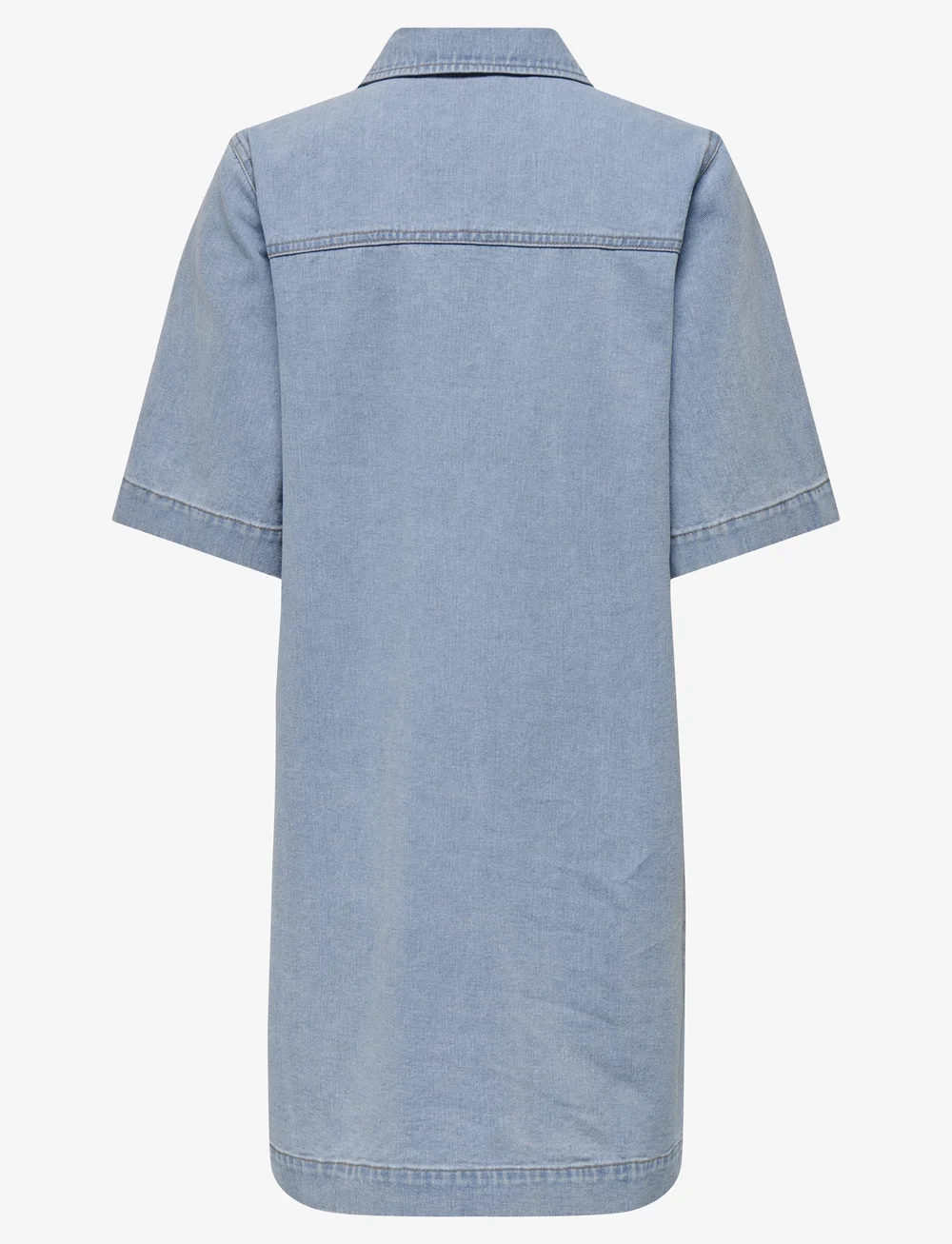 ONLY - ONLBELLE S/S BUTTON DRESS DNM GUA NOOS - shirt dresses - light blue denim - 2