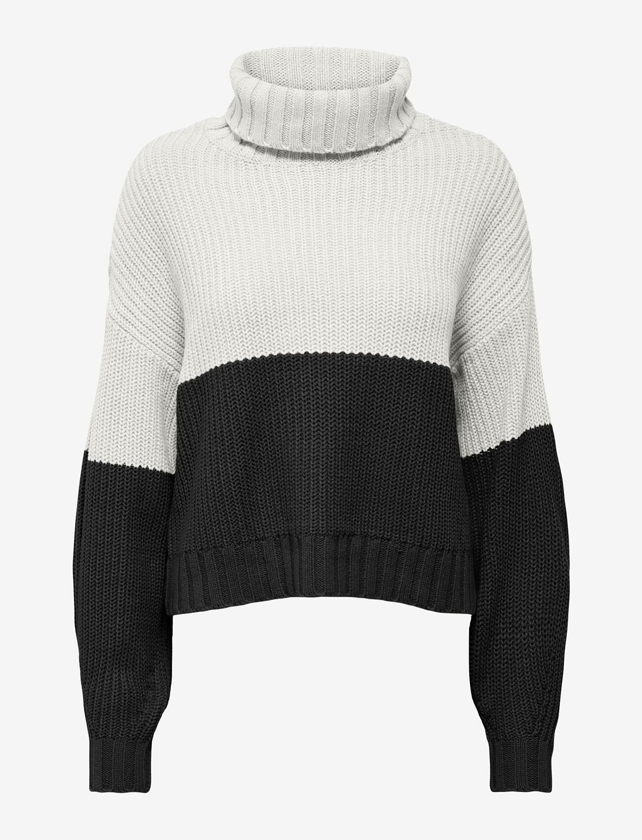 ONLY - ONLBIBBA LS ROLLNECK CC KNT - sügisesed riided - cloud dancer - 0
