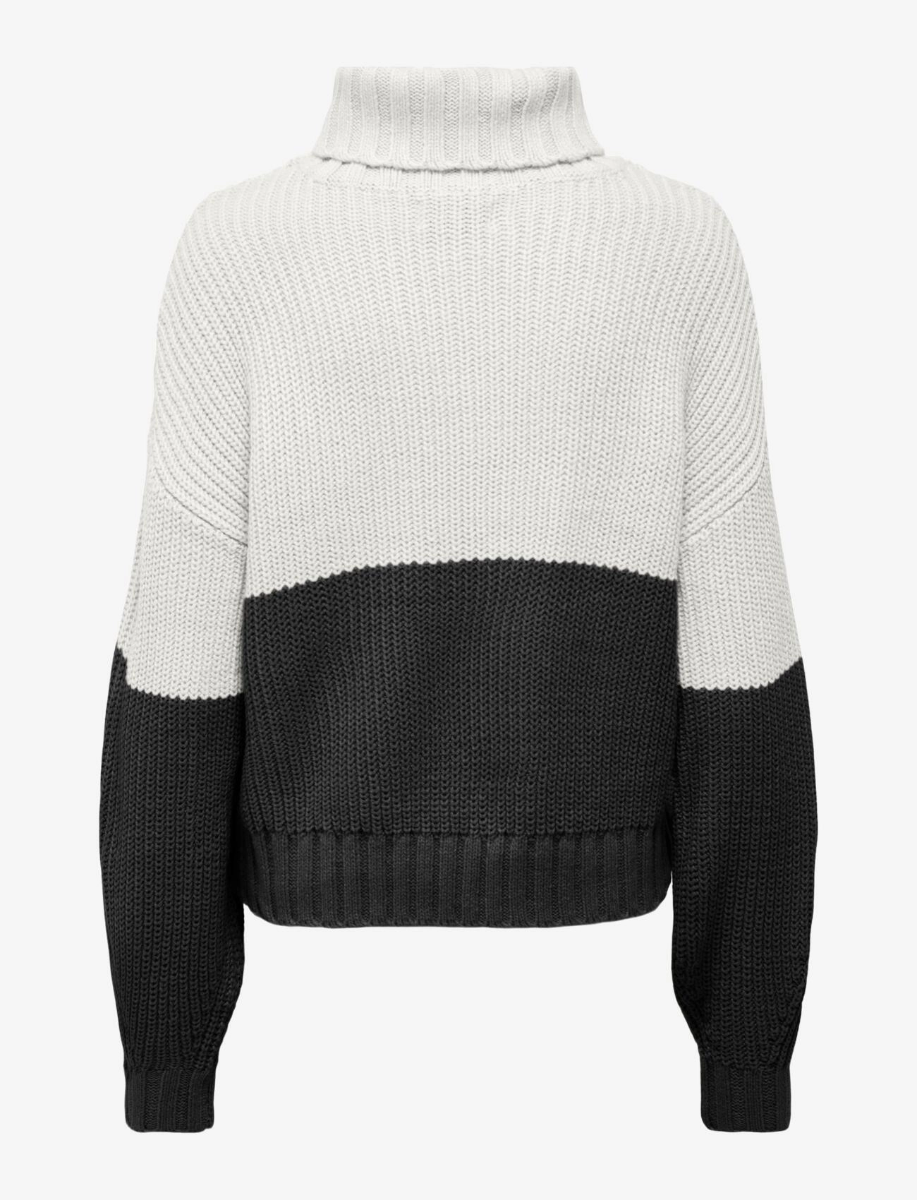 ONLY - ONLBIBBA LS ROLLNECK CC KNT - laveste priser - cloud dancer - 1