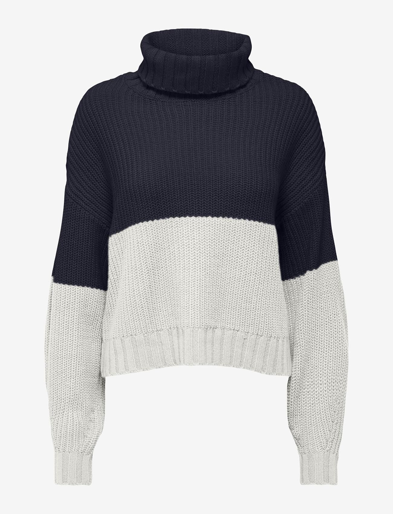 ONLY - ONLBIBBA LS ROLLNECK CC KNT - herbstliche kleidung - night sky - 0