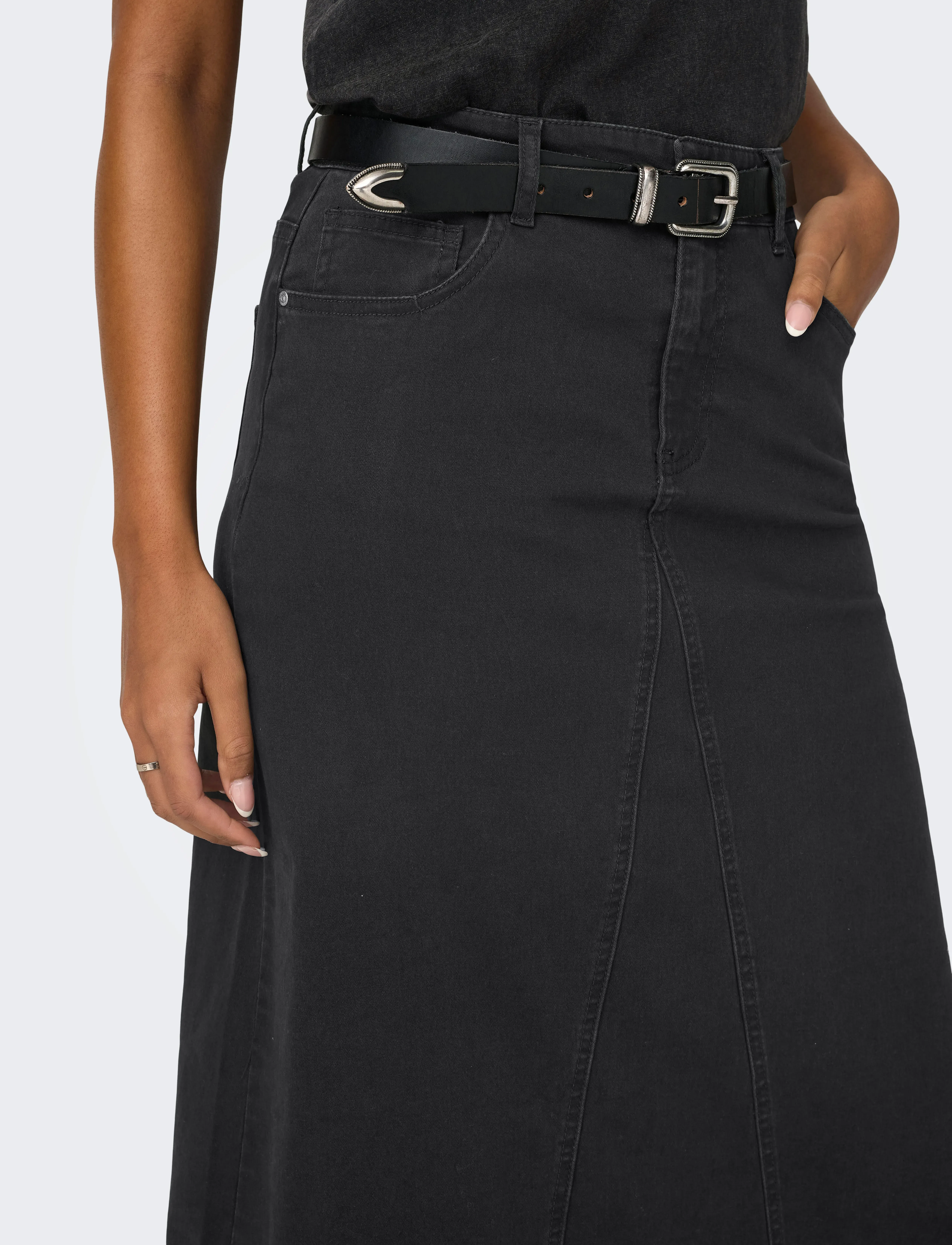 ONLY - ONLLOLA HW LONG LOOSE SKIRT CC PNT - die niedrigsten preise - phantom - 5