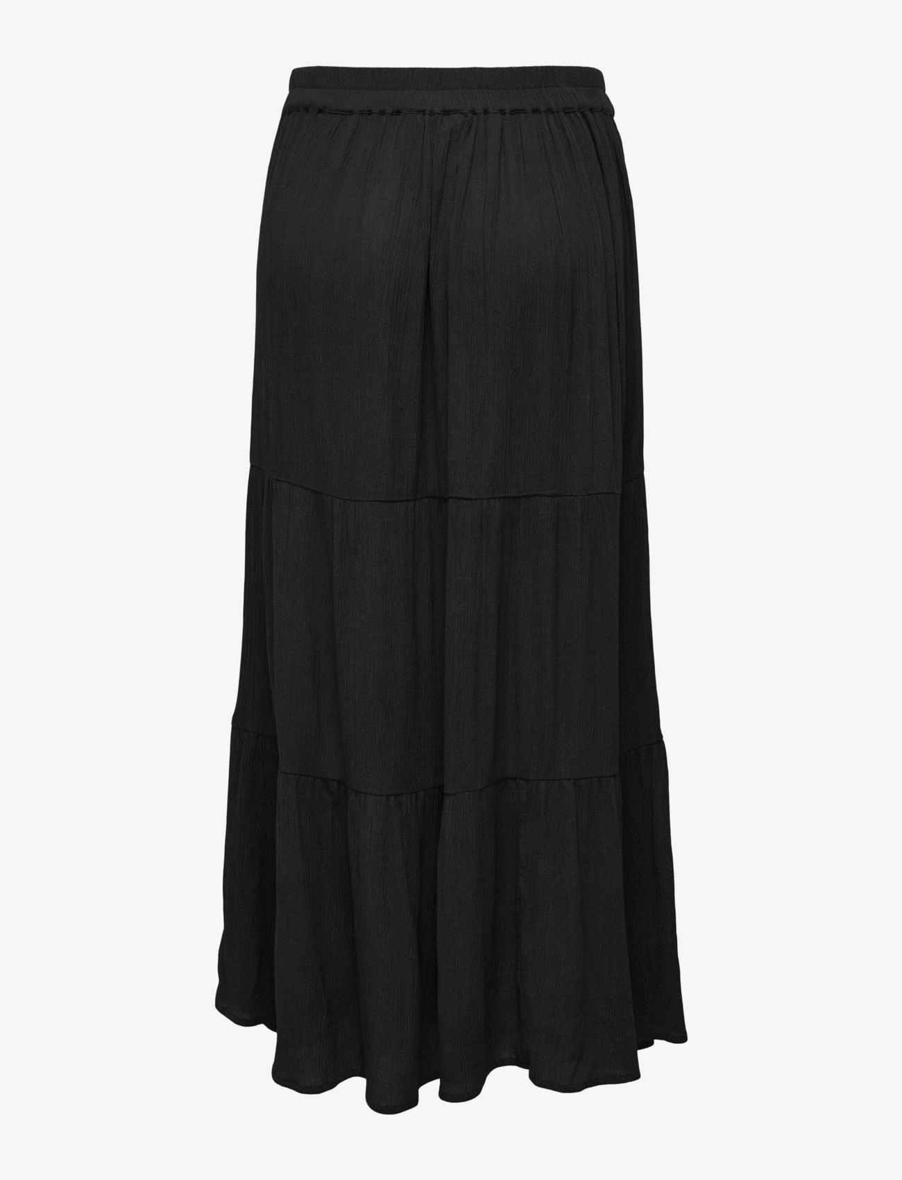 ONLY - ONLMIKKA LIFE LONG SKIRT WVN NOOS - maksiseelikud - black - 1