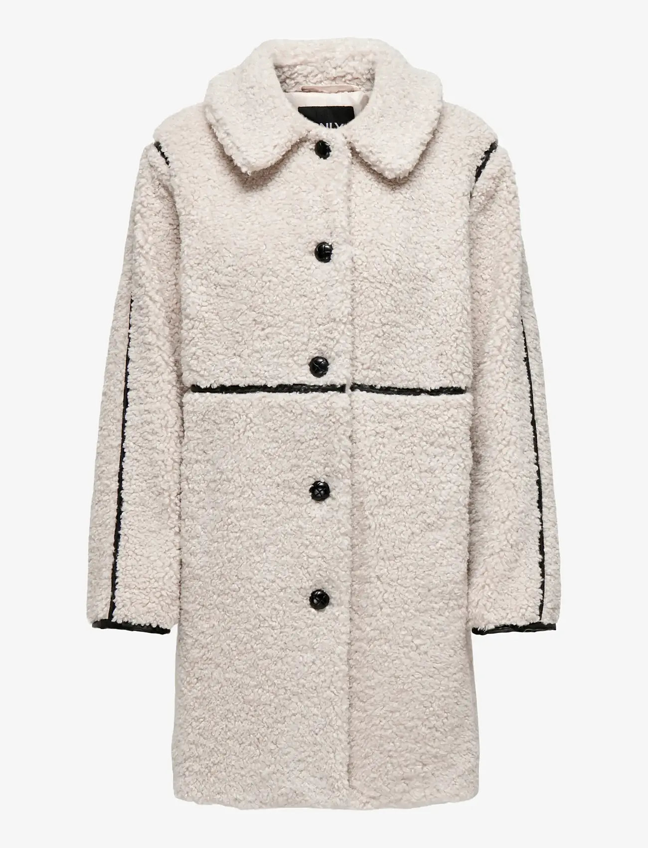 ONLY - ONLRUBI SHEARLING COAT CS OTW - kunstpelz - pumice stone - 1