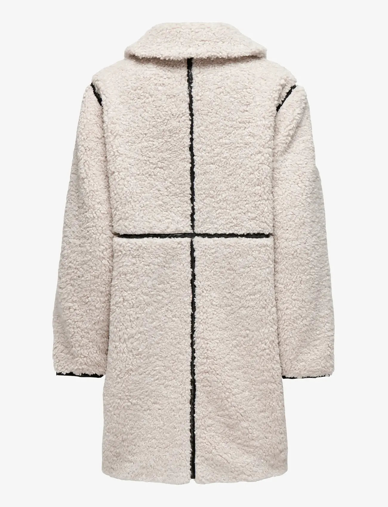 ONLY - ONLRUBI SHEARLING COAT CS OTW - kunstpelz - pumice stone - 2