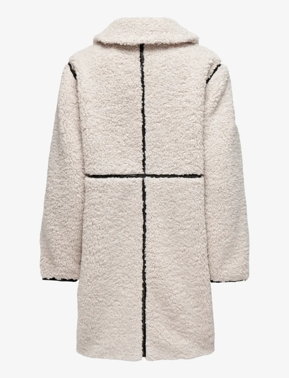 ONLY - ONLRUBI SHEARLING COAT CS OTW - fuskpäls - pumice stone - 2