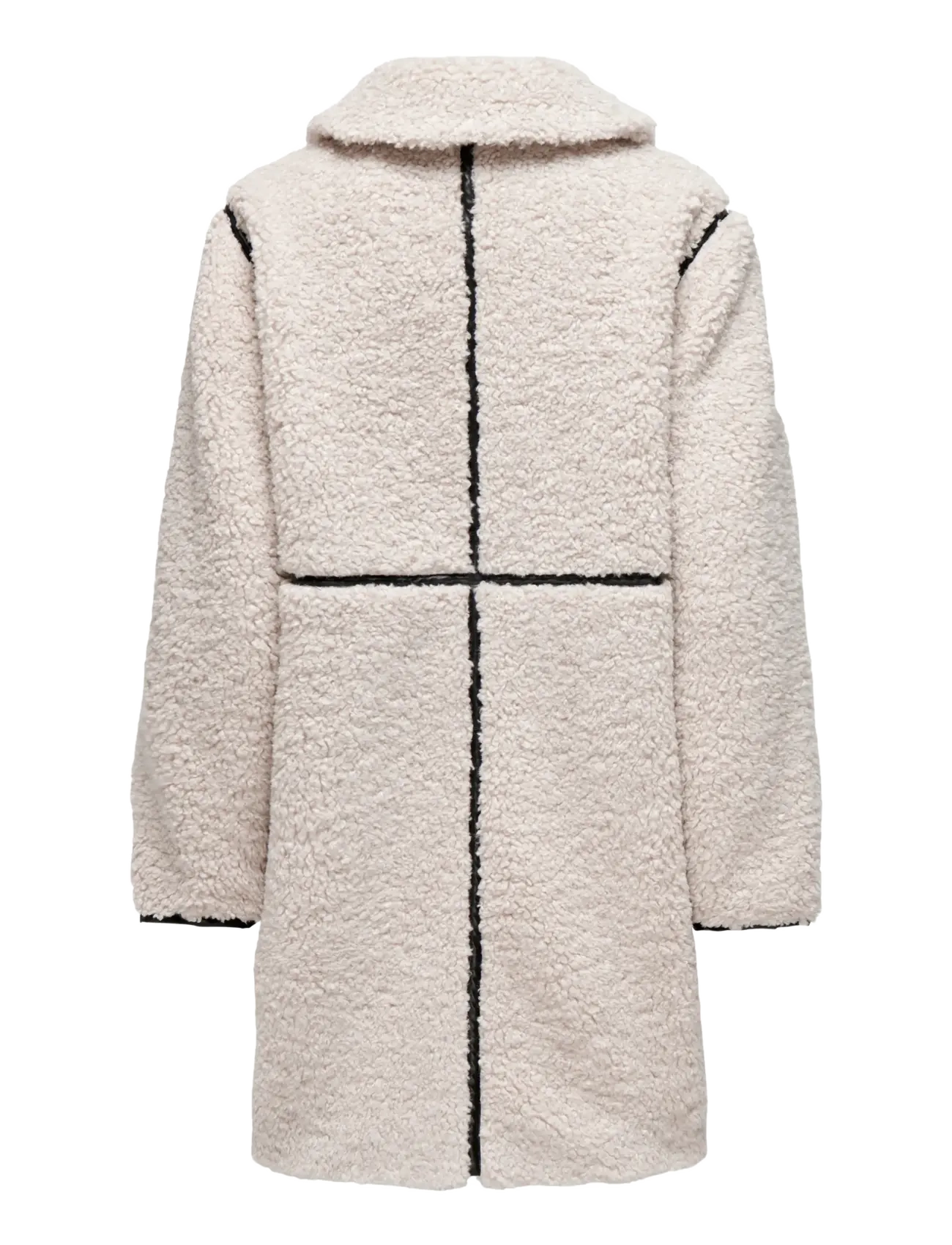 ONLY - ONLRUBI SHEARLING COAT CS OTW - fuskpäls - pumice stone - 2