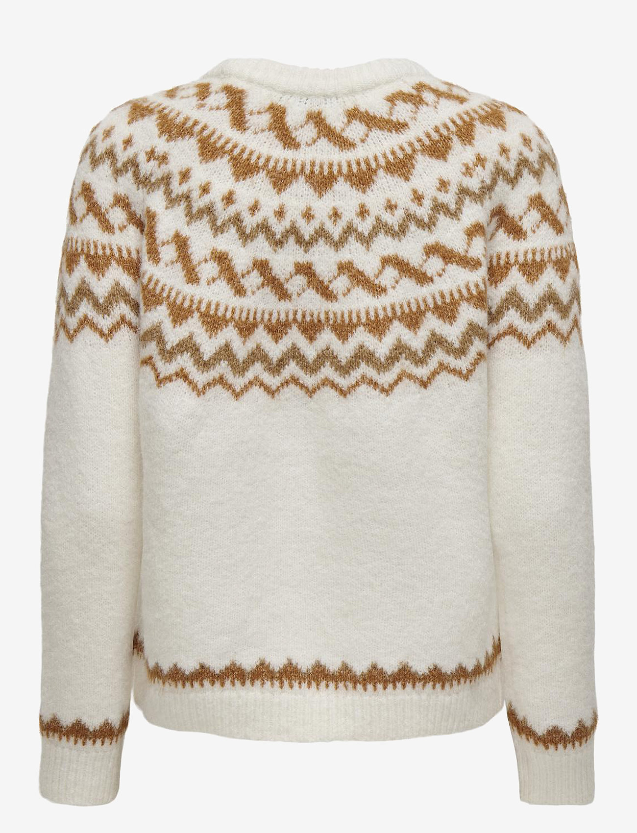 ONLY - ONLISLE LIFE LS O-NECK CC KNT - sügisesed riided - cloud dancer - 1