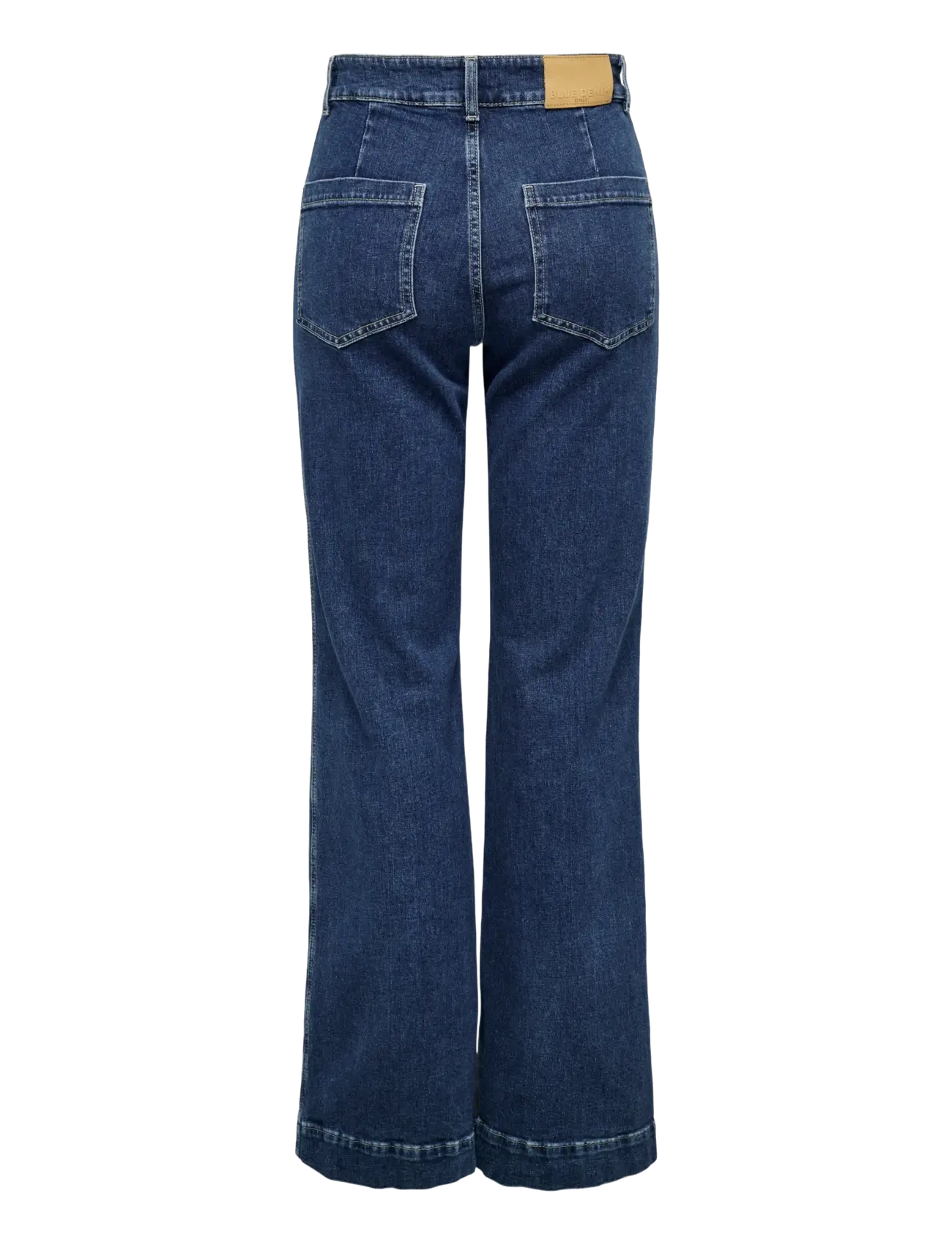 ONLY - ONLJUICY HW WIDE POCKET DNM JEANS CRO - pantalons larges - dark blue denim - 2