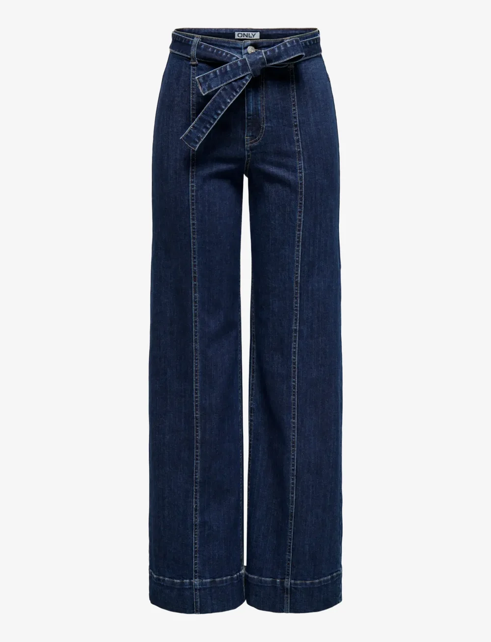 ONLY - ONLMADISON BLUSH HW WIDE BELT DNM BJ583 - vida jeans - dark blue denim - 1