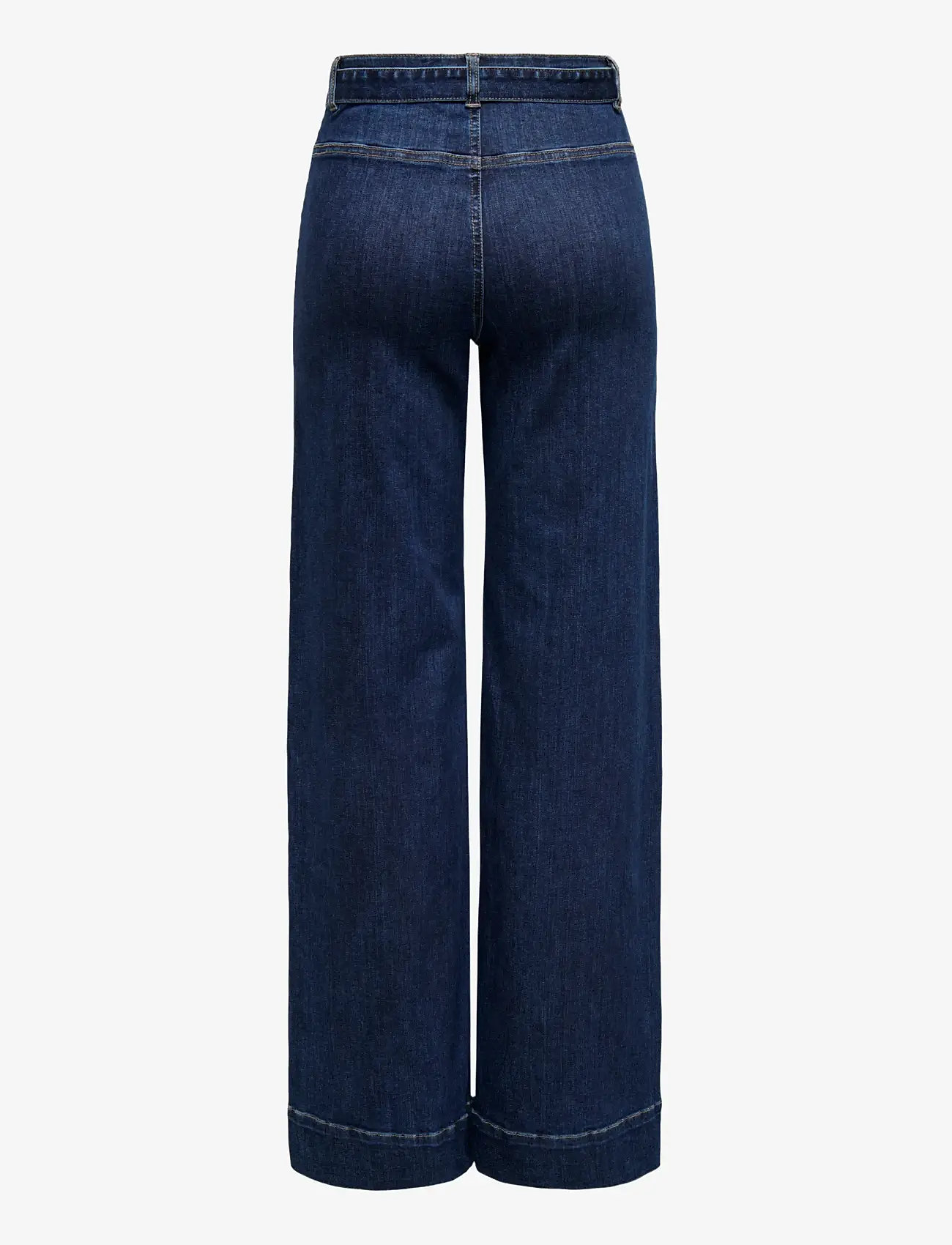 ONLY - ONLMADISON BLUSH HW WIDE BELT DNM BJ583 - brede jeans - dark blue denim - 2