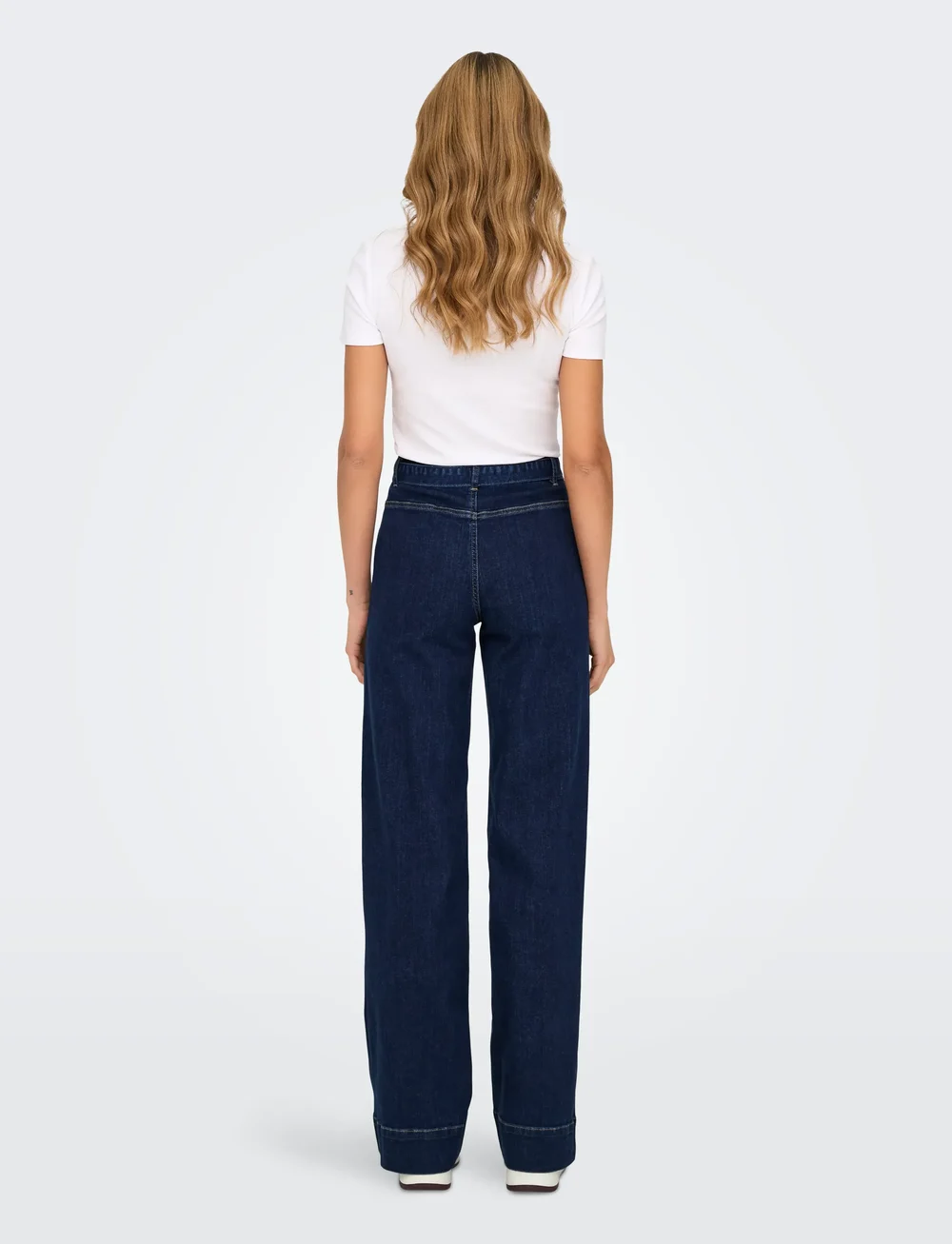 ONLY - ONLMADISON BLUSH HW WIDE BELT DNM BJ583 - vida jeans - dark blue denim - 3