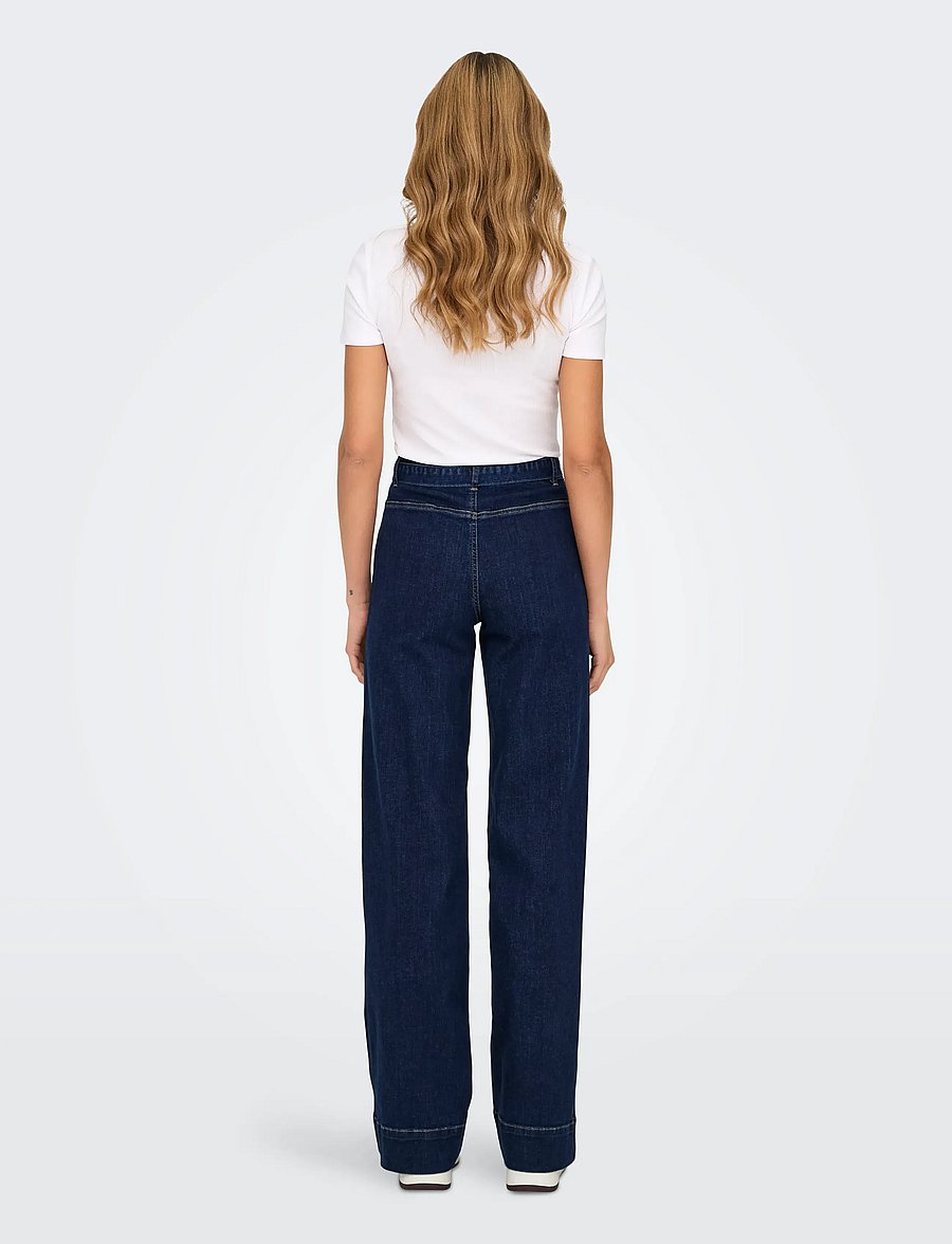 ONLY - ONLMADISON BLUSH HW WIDE BELT DNM BJ583 - dark blue denim - 3