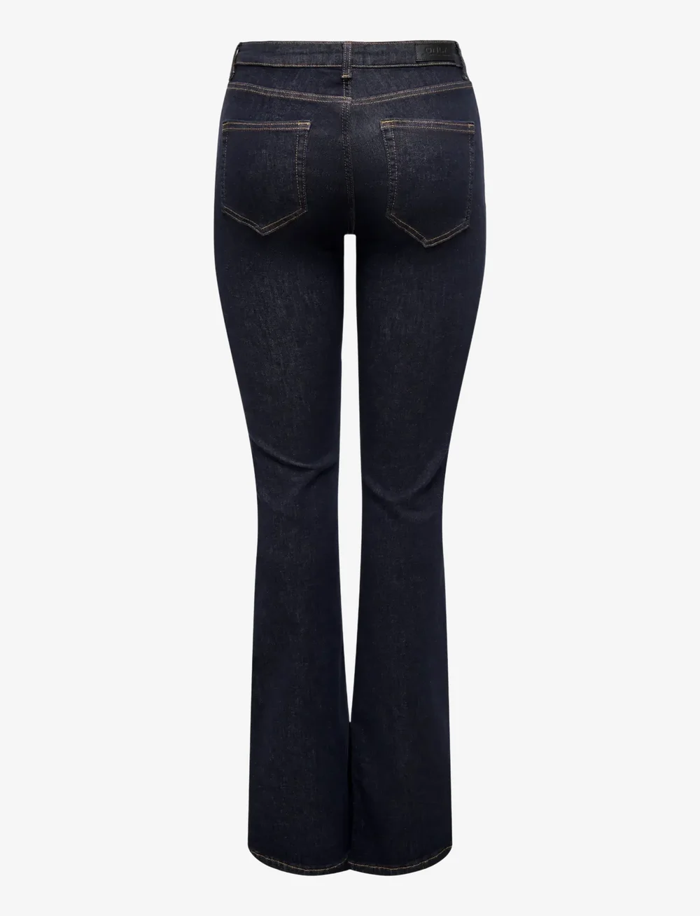 ONLY - ONLBLUSH MID FL STAYBLUE DNM REA023NOOS - utsvängda jeans - dark blue denim - 2
