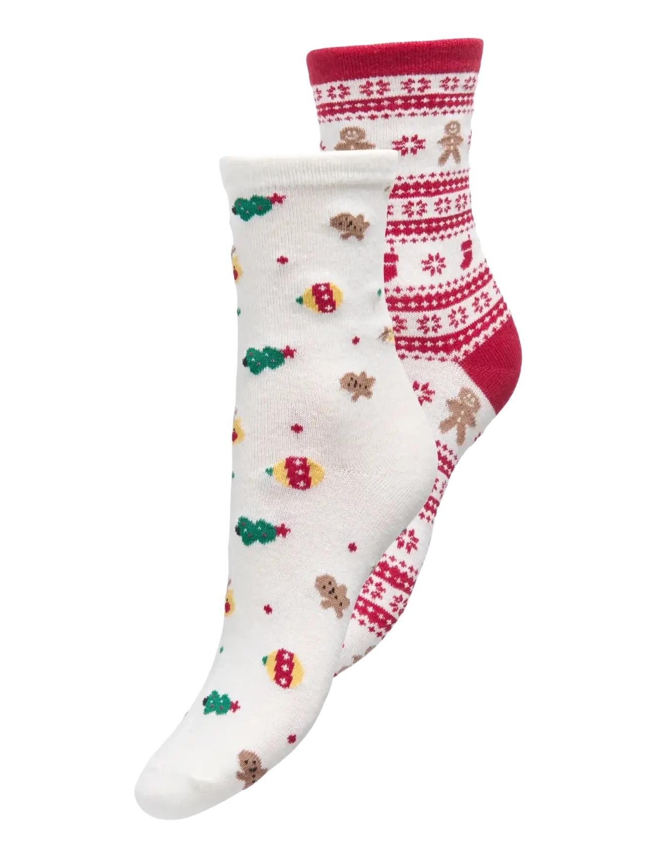 ONLY ONLCHRISTMAS 2-PACK SOCK BOX ACC - ONLY - CLOUD DANCER / white