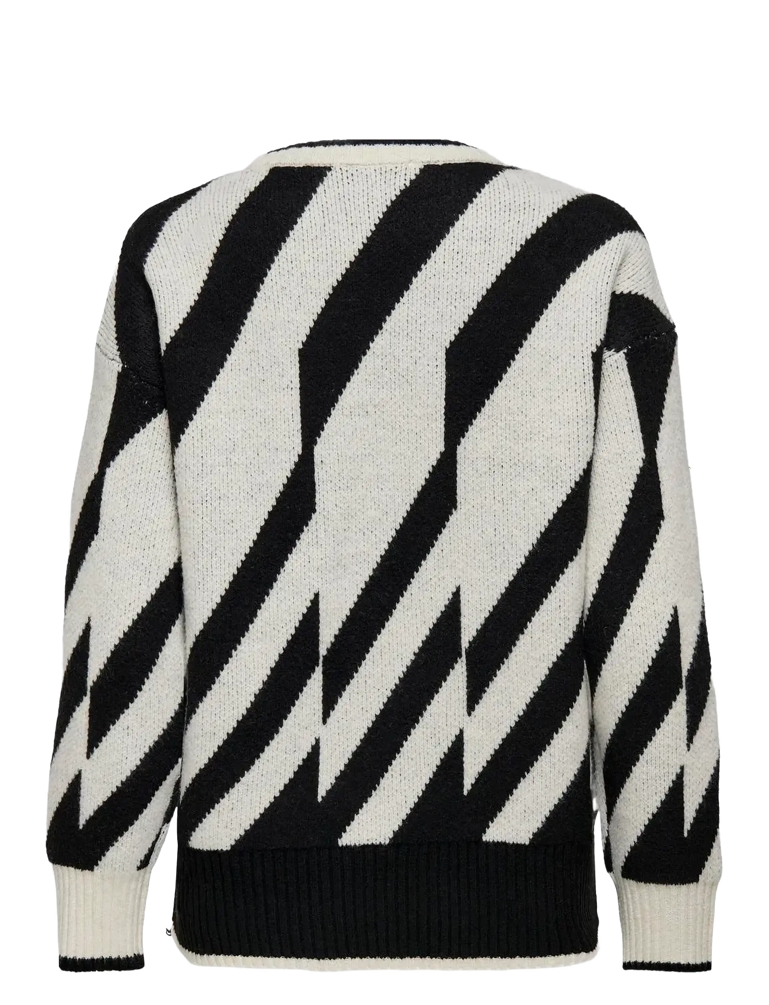 ONLY - ONLJUDE LS O-NECK JQ KNT - laveste priser - black - 1