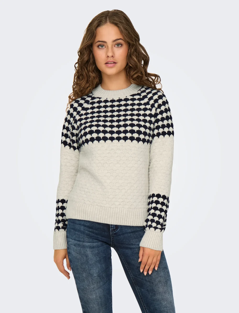 ONLY - ONLCANADA LS PULLOVER CC KNT - sviitrid - whitecap gray - 0