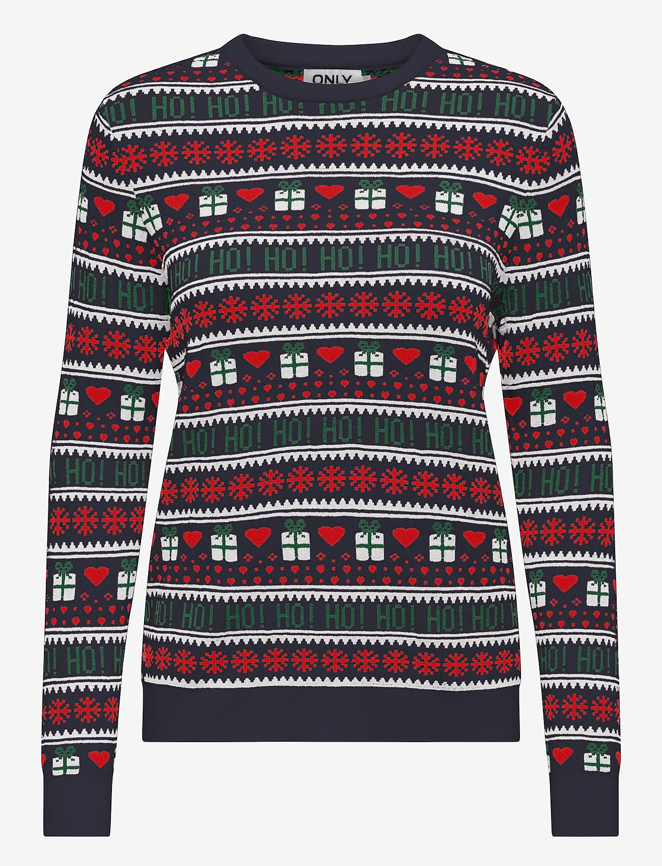 ONLY - ONLXMAS PRESENT LS O-NECK KNT - pullover - night sky - 1