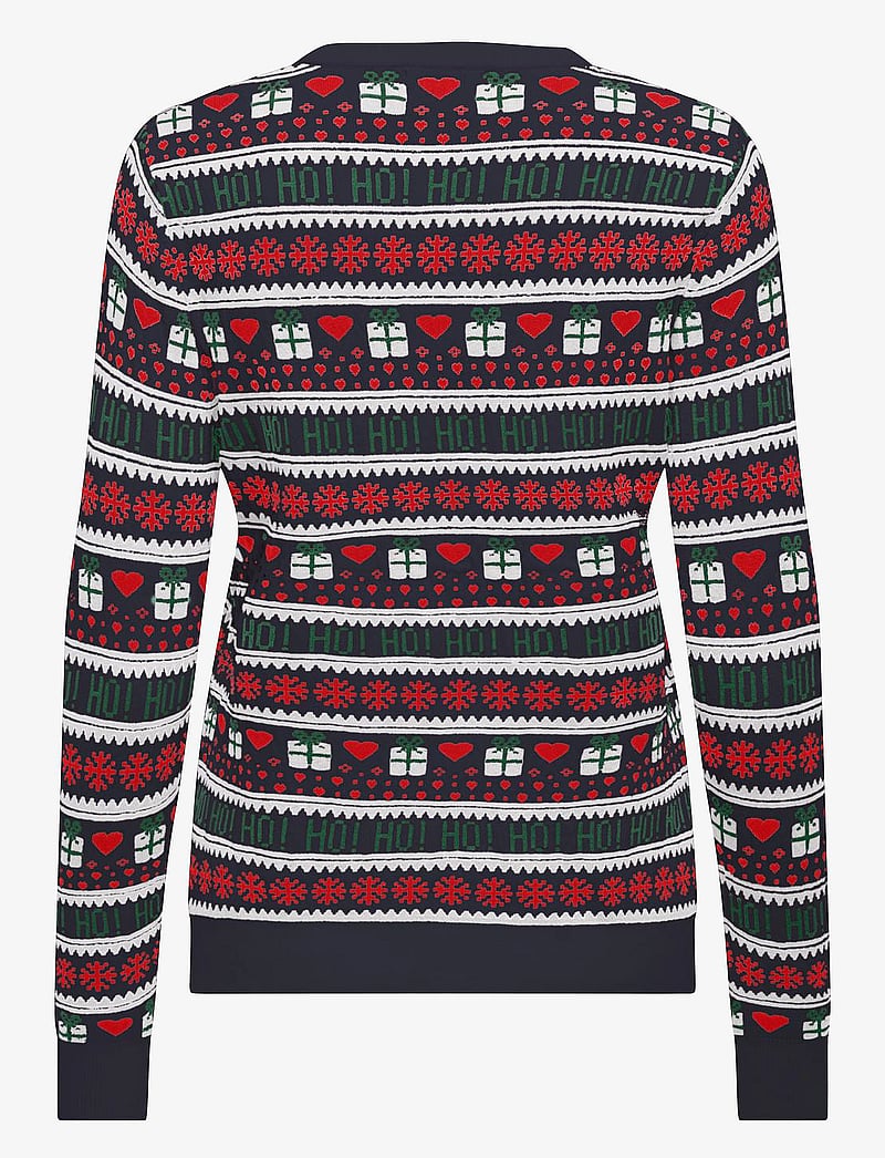 ONLY - ONLXMAS PRESENT LS O-NECK KNT - pullover - night sky - 2