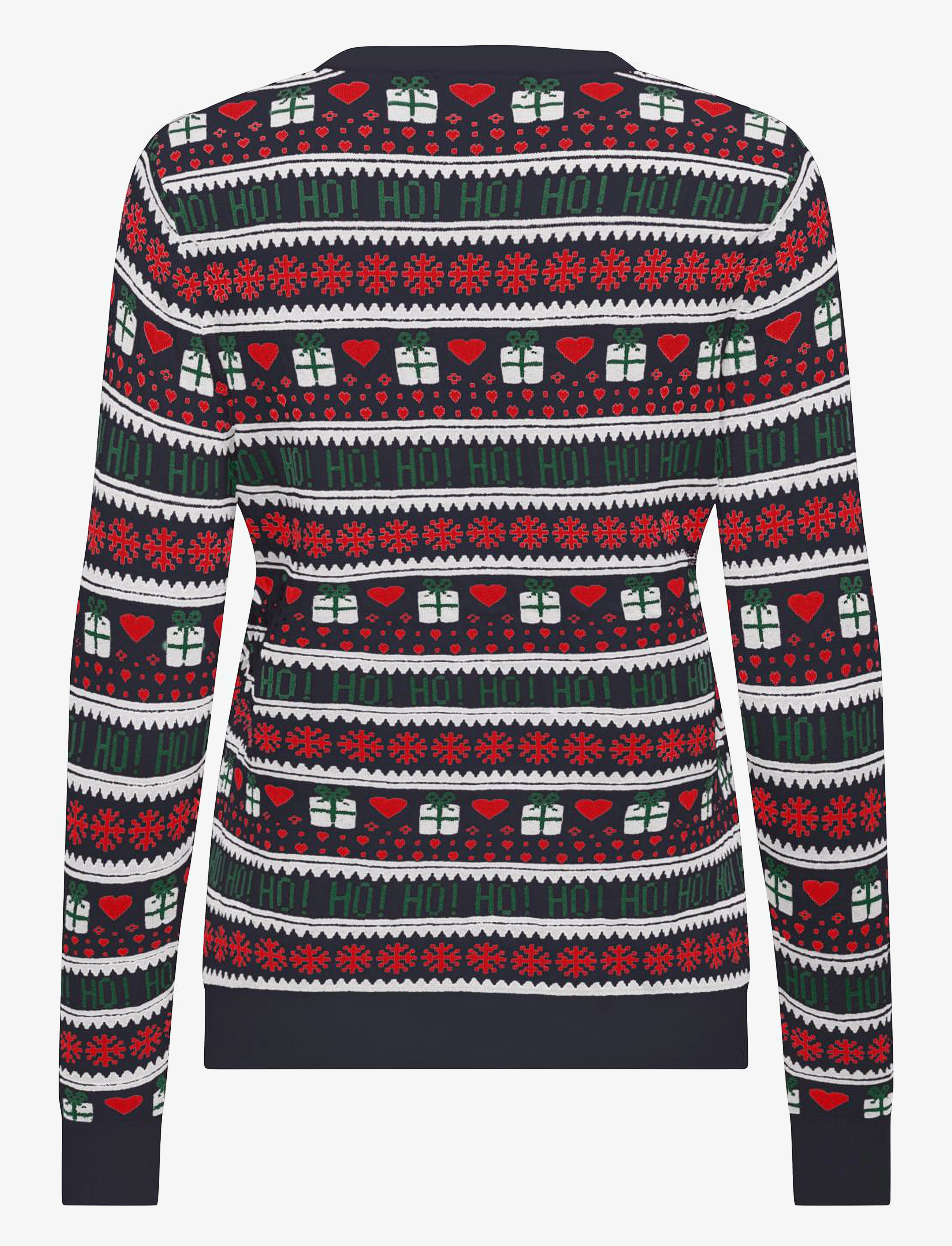 ONLY - ONLXMAS PRESENT LS O-NECK KNT - swetry - night sky - 2