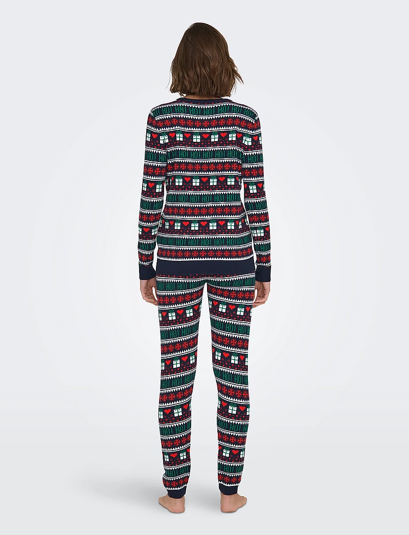 ONLY - ONLXMAS PRESENT LS O-NECK KNT - pullover - night sky - 3