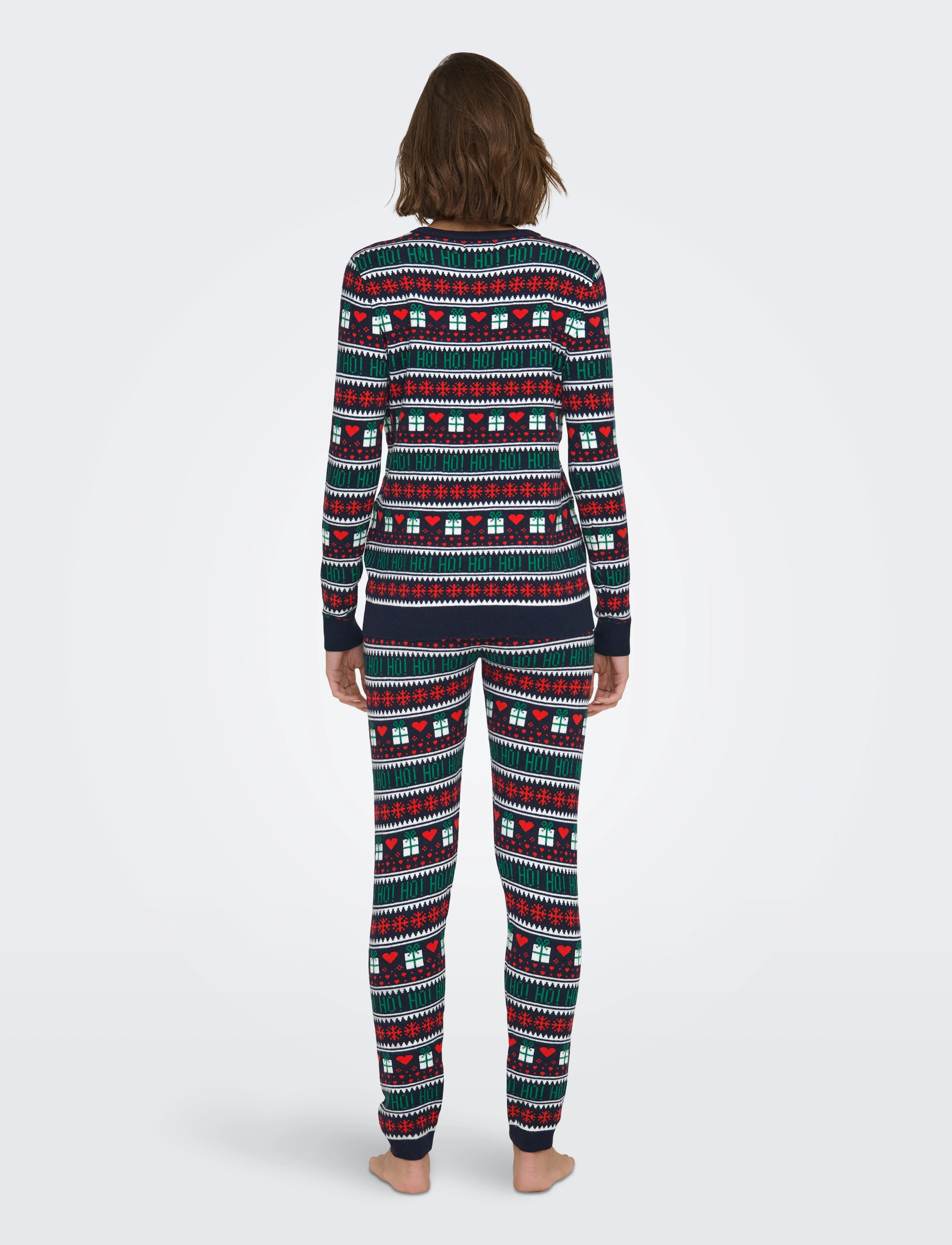 ONLY - ONLXMAS PRESENT LS O-NECK KNT - swetry - night sky - 3