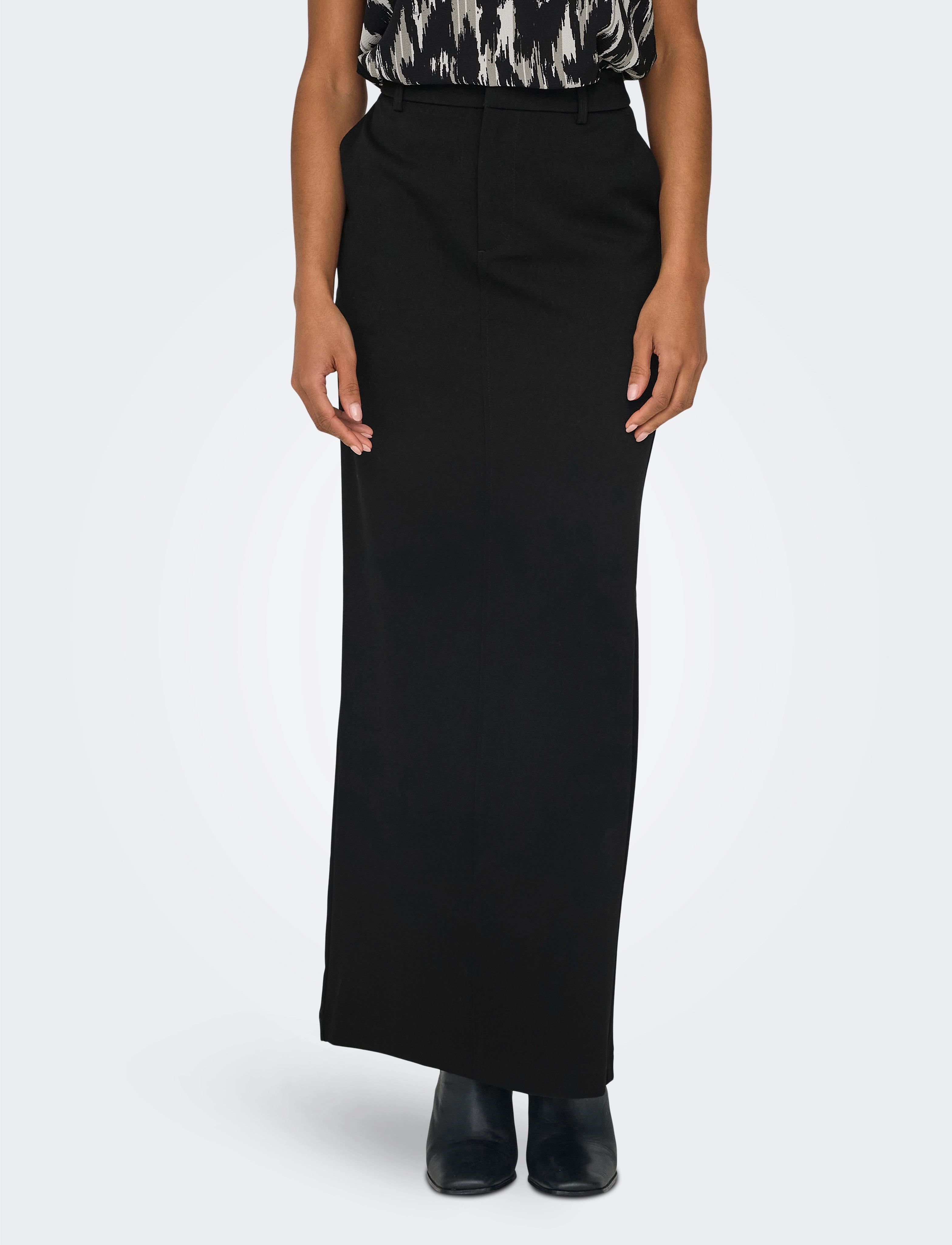 ONLY ONLJOSHA LIFE MW MAXI SKIRT TLR - Spódnice - BLACK / black