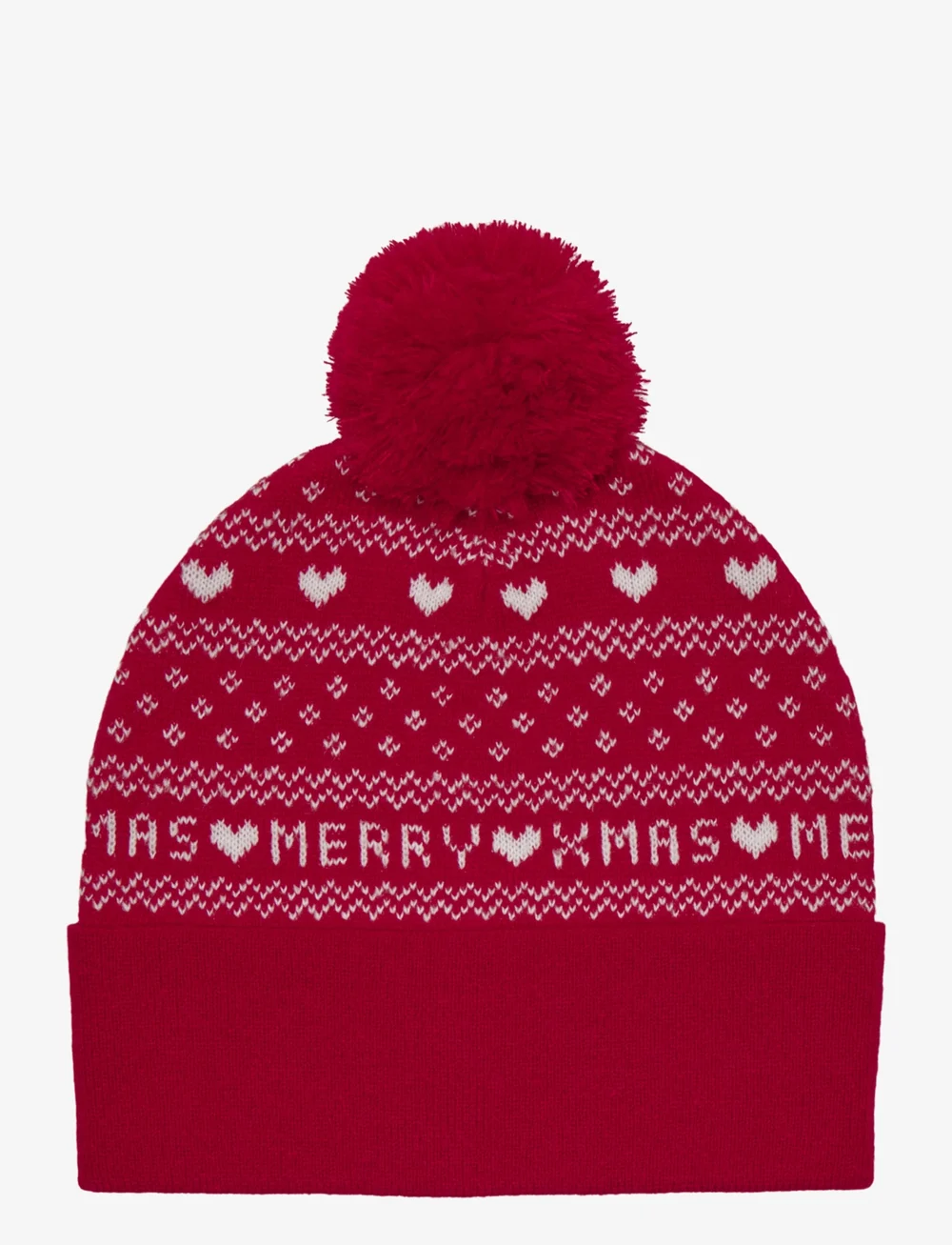 ONLY - ONLVIVIENNE XMAS BEANIE ACC - jõulukampsunid - high risk red - 0