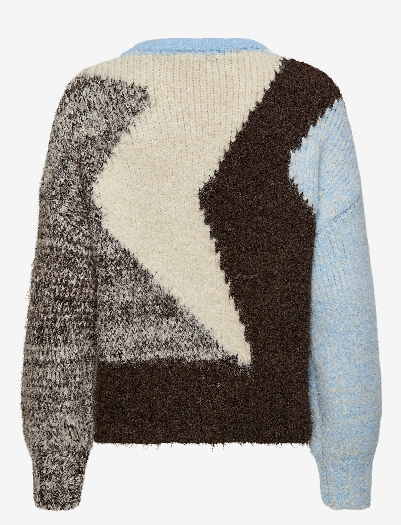 ONLY - ONLSANTOS LIFE LS O-NECK PRM KNT - sviitrid - dusk blue - 1