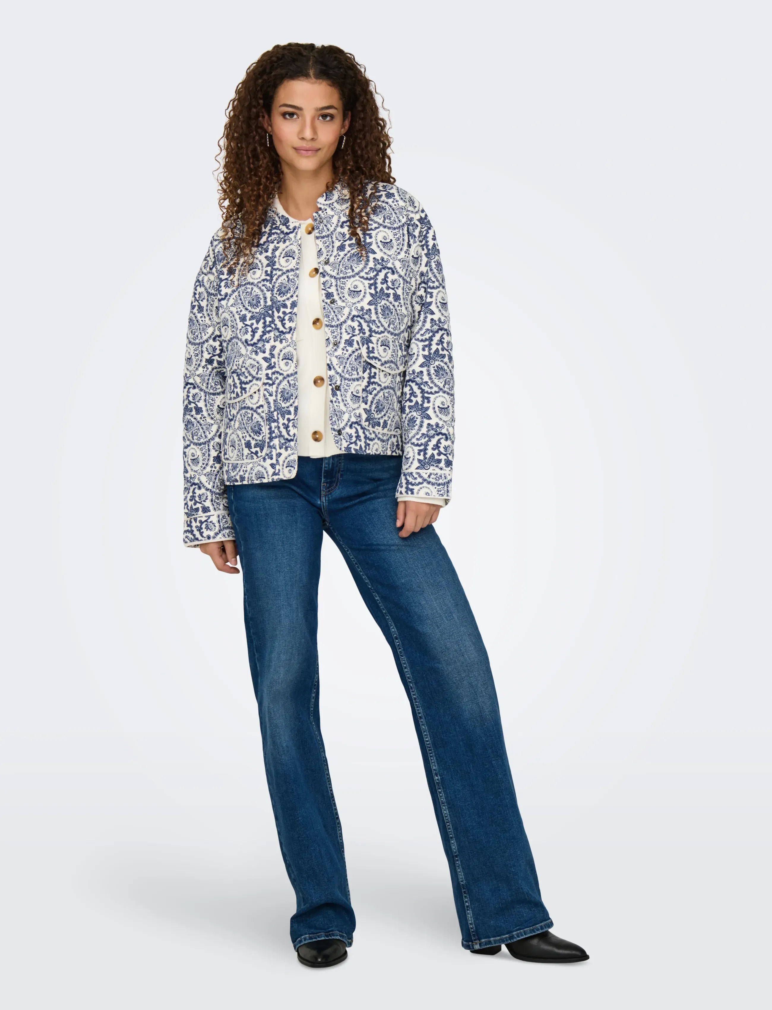 ONLY - ONLHALLIE QUILTED JACKET OTW NOOS - forårsjakker - cloud dancer - 4