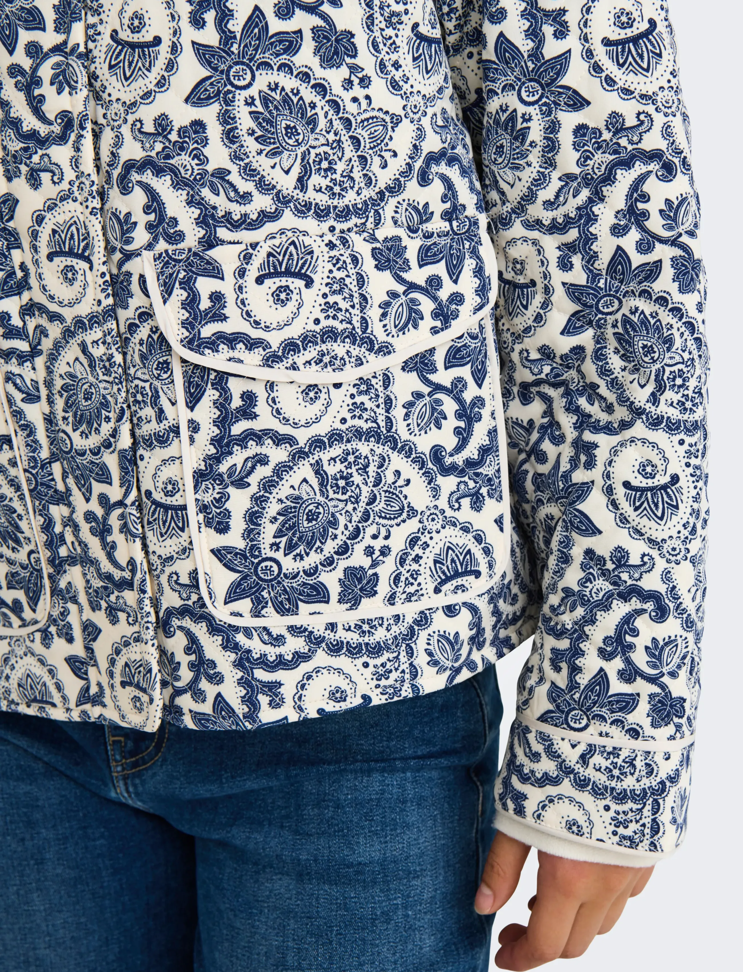 ONLY - ONLHALLIE QUILTED JACKET OTW NOOS - forårsjakker - cloud dancer - 5