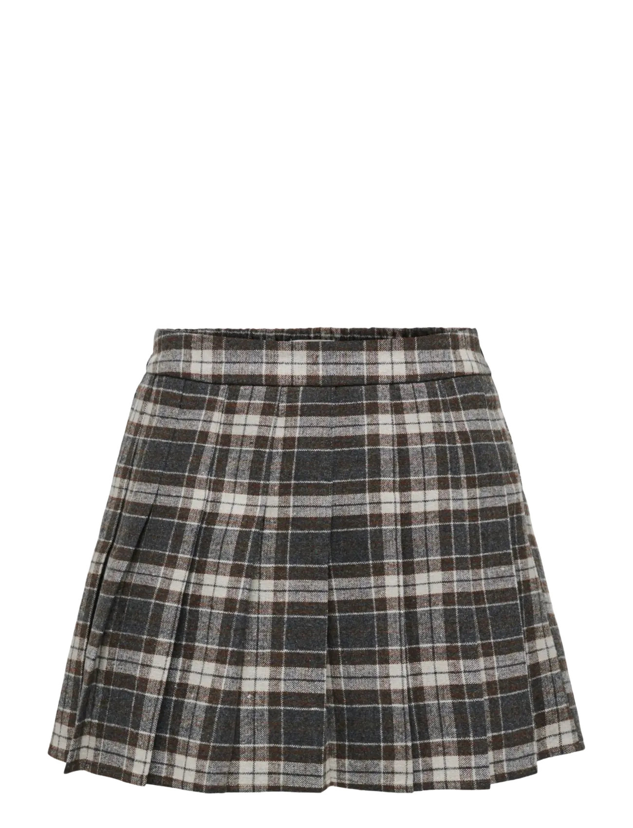 ONLY ONLCHELSEA CHECK SKIRT PNT - Seelikud - BLACK / black