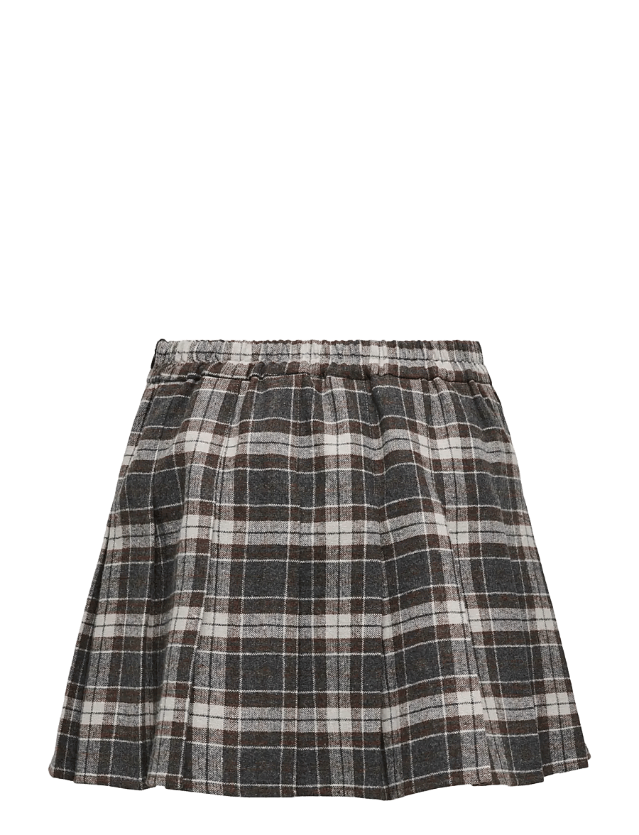 ONLY - ONLCHELSEA CHECK SKORT PNT - plisserede nederdele - black - 2