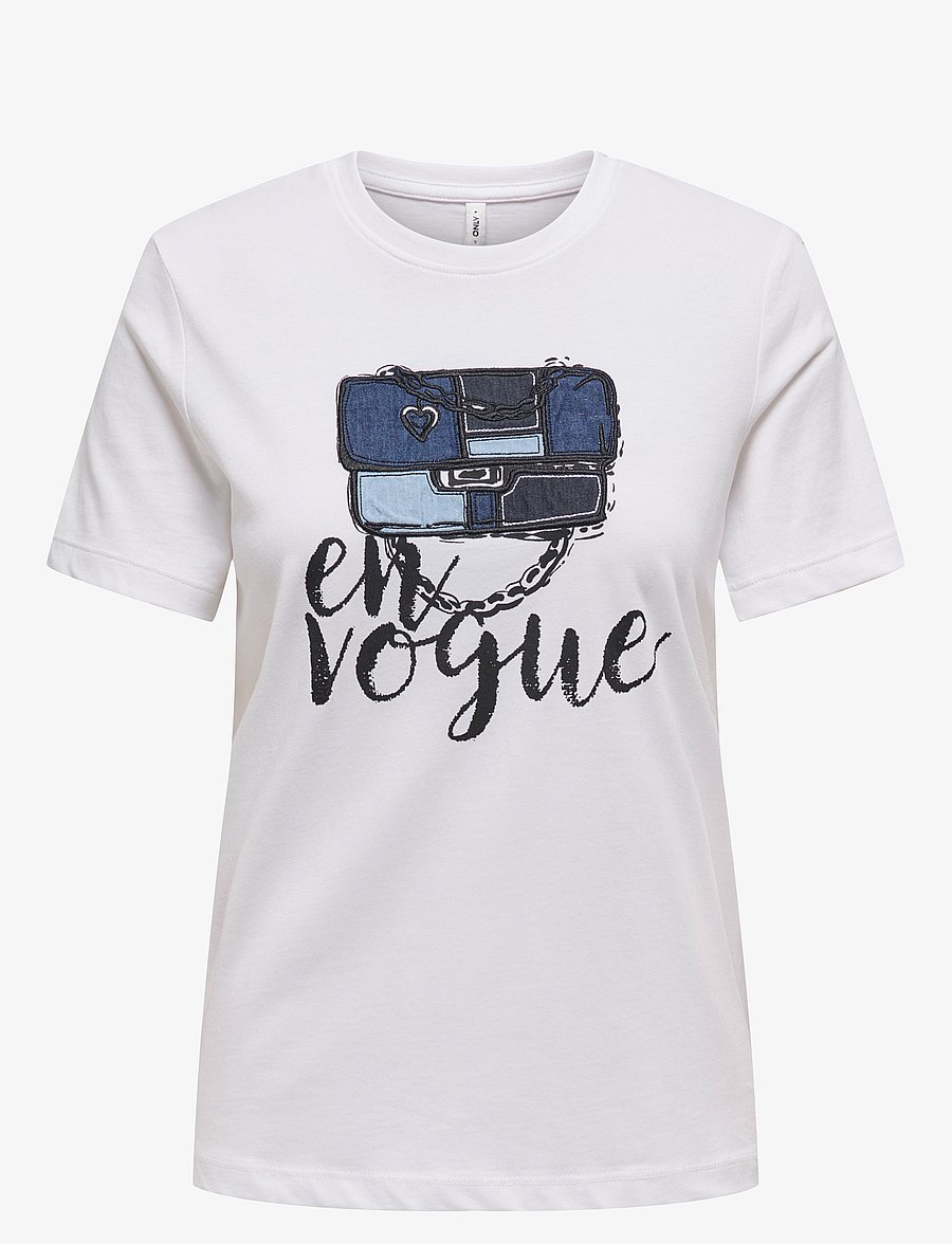 ONLY - ONLEMMA REG S/S LADY TOP JRS - t-särgid - bright white - 0
