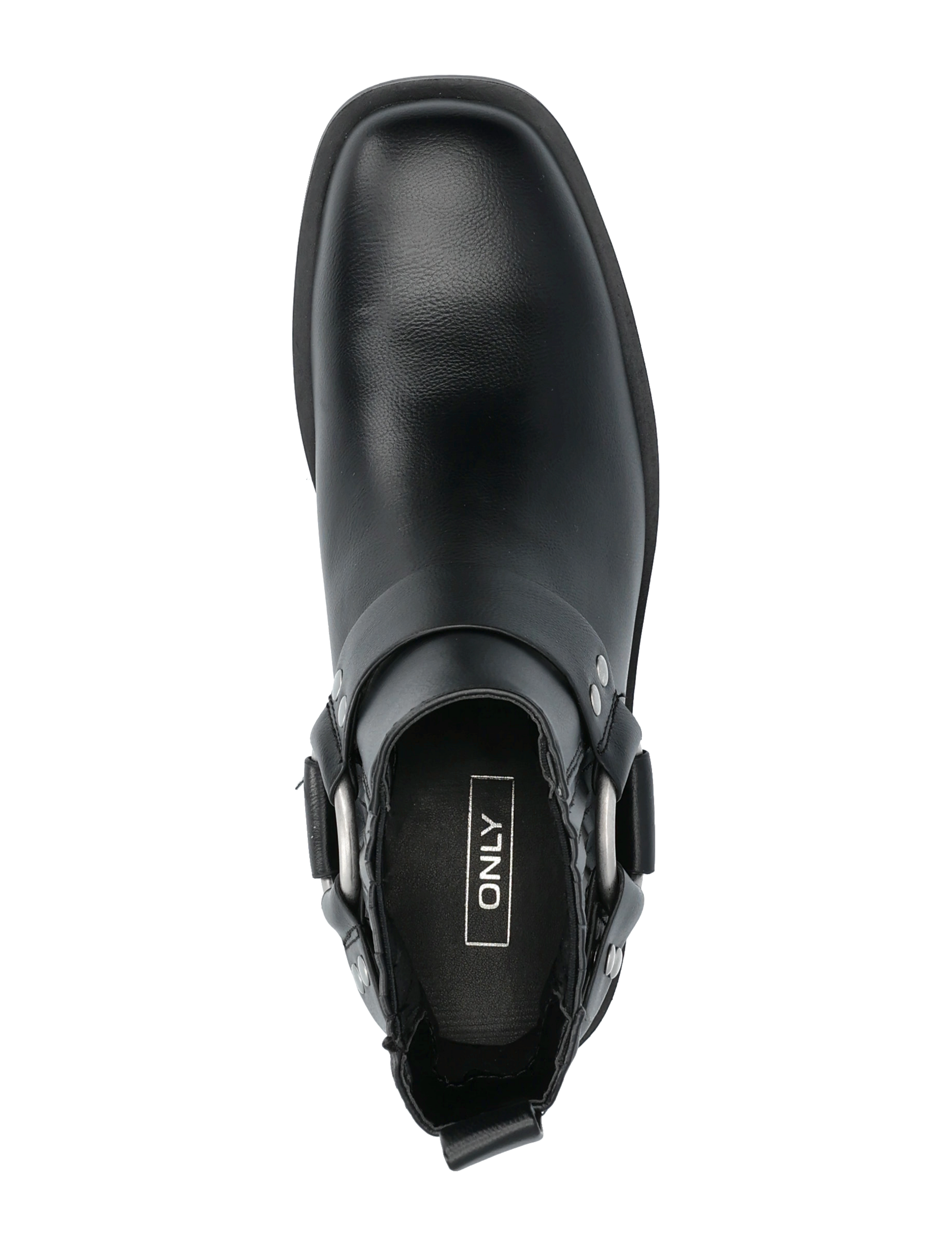 ONLY - ONLBAX-2 PU SHORT BIKER BOOT - black - 3