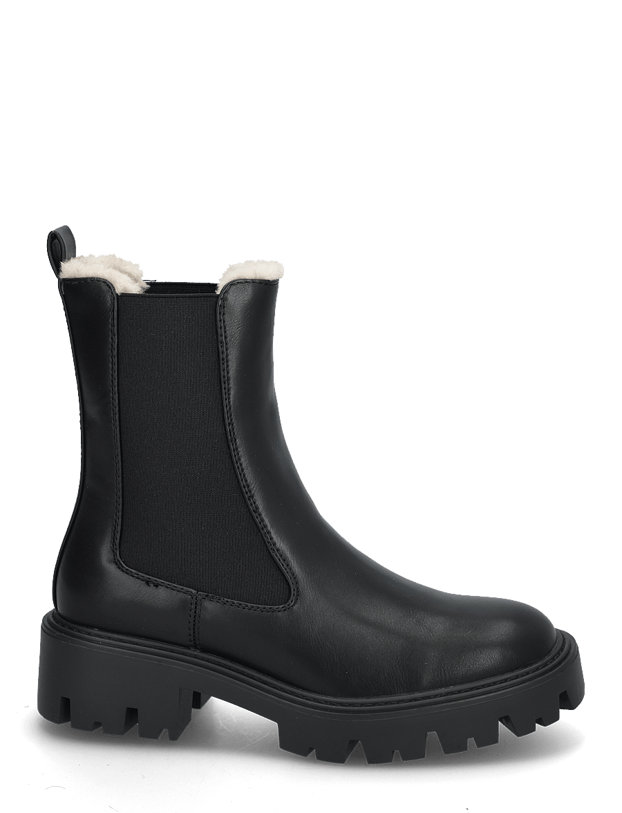 ONLY - ONLBETTY-9 PU WARM LINED BOOT - chelsea boots - black - 1