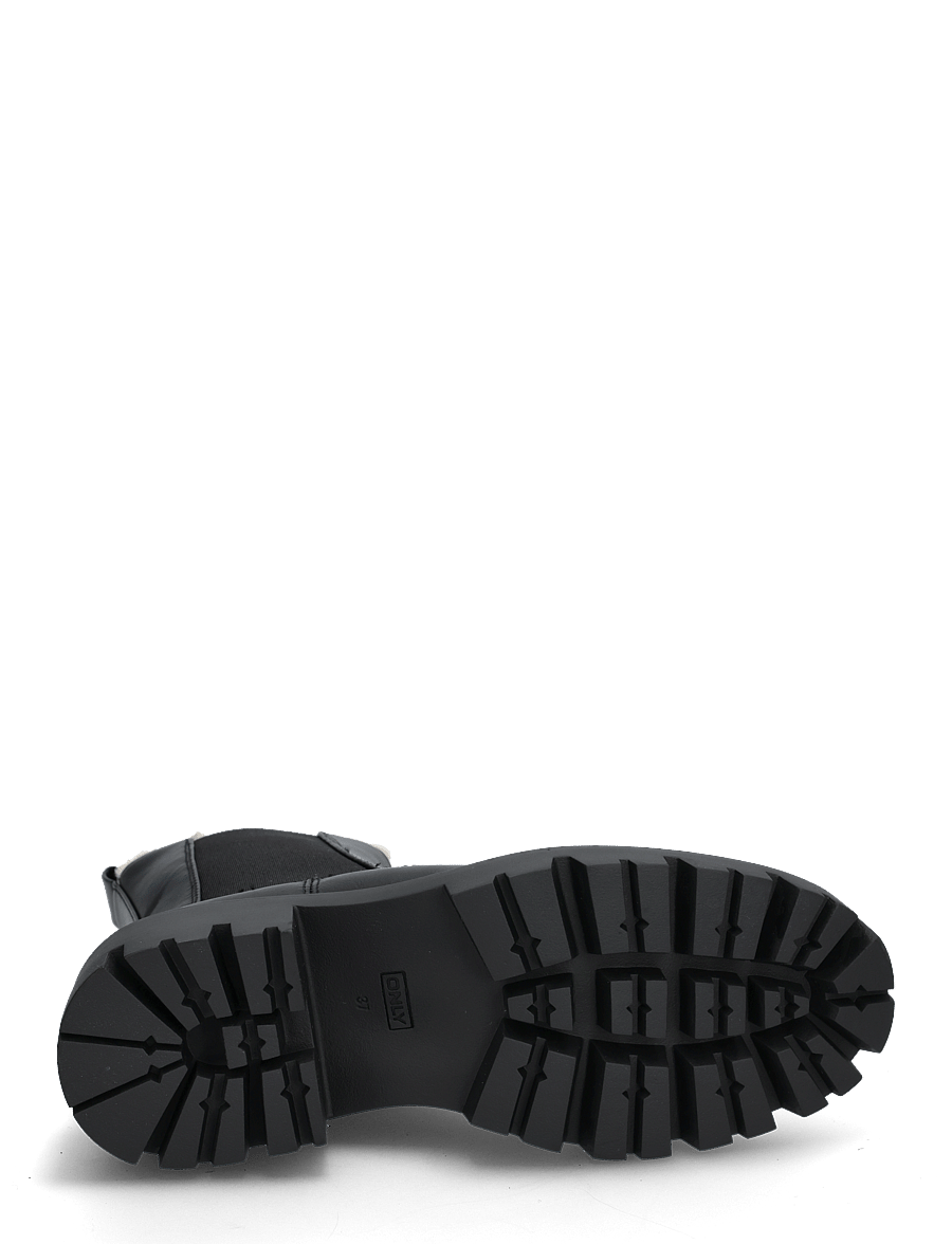 ONLY - ONLBETTY-9 PU WARM LINED BOOT - chelsea boots - black - 4