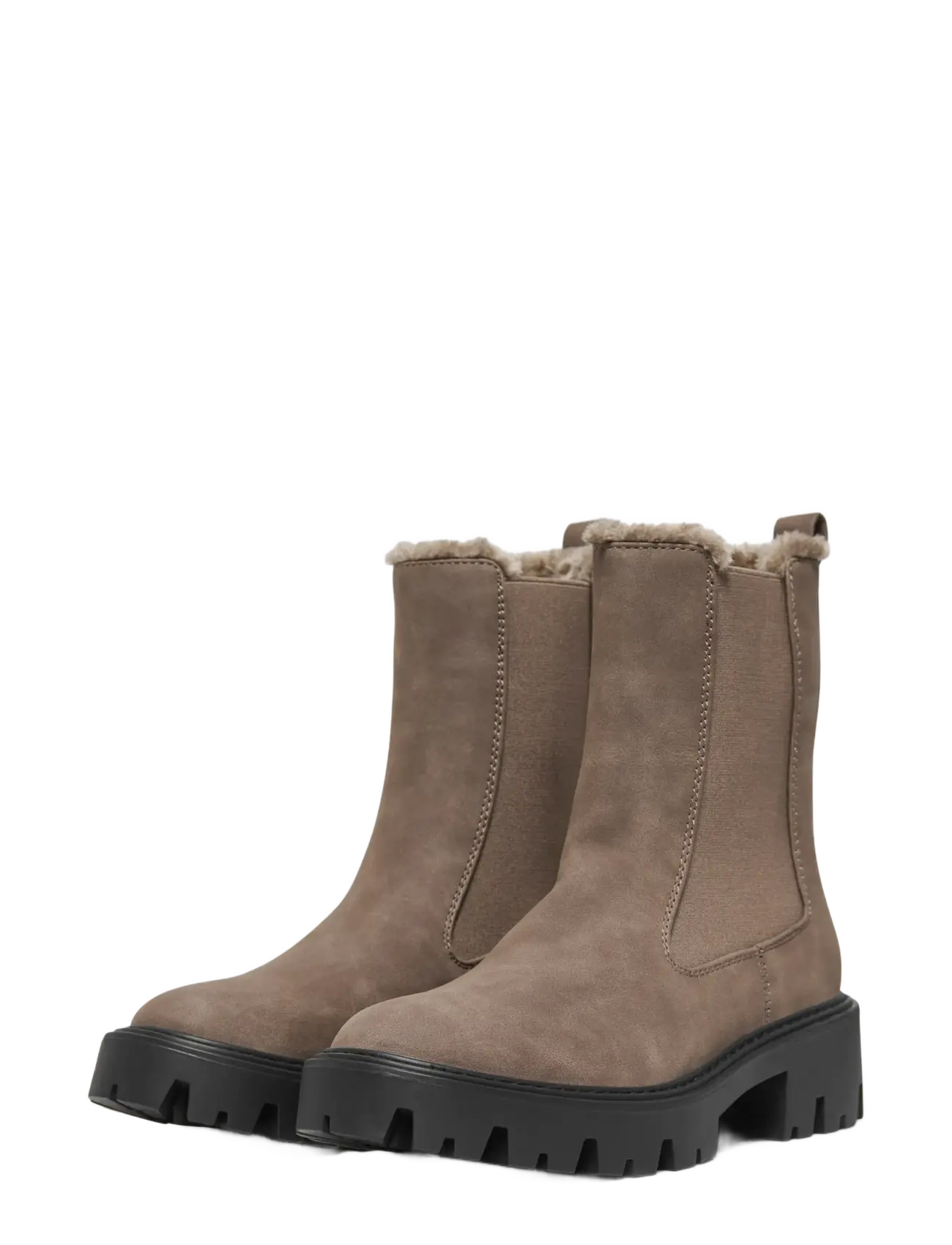 ONLY ONLBETTY-9 PU WARM LINED BOOT - New arrivals - BROWN STONE / brown