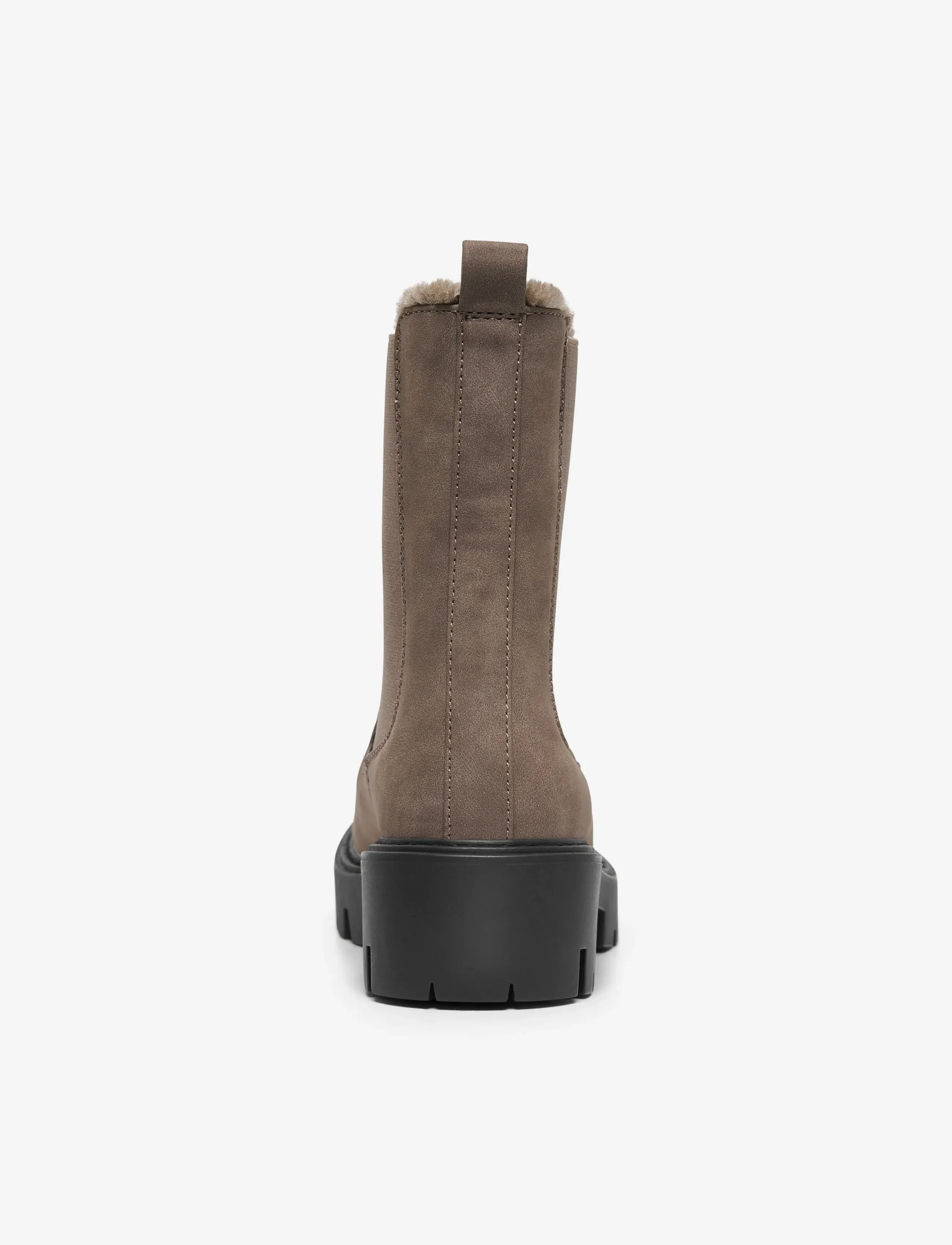 ONLY - ONLBETTY-9 PU WARM LINED BOOT - brown stone - 2
