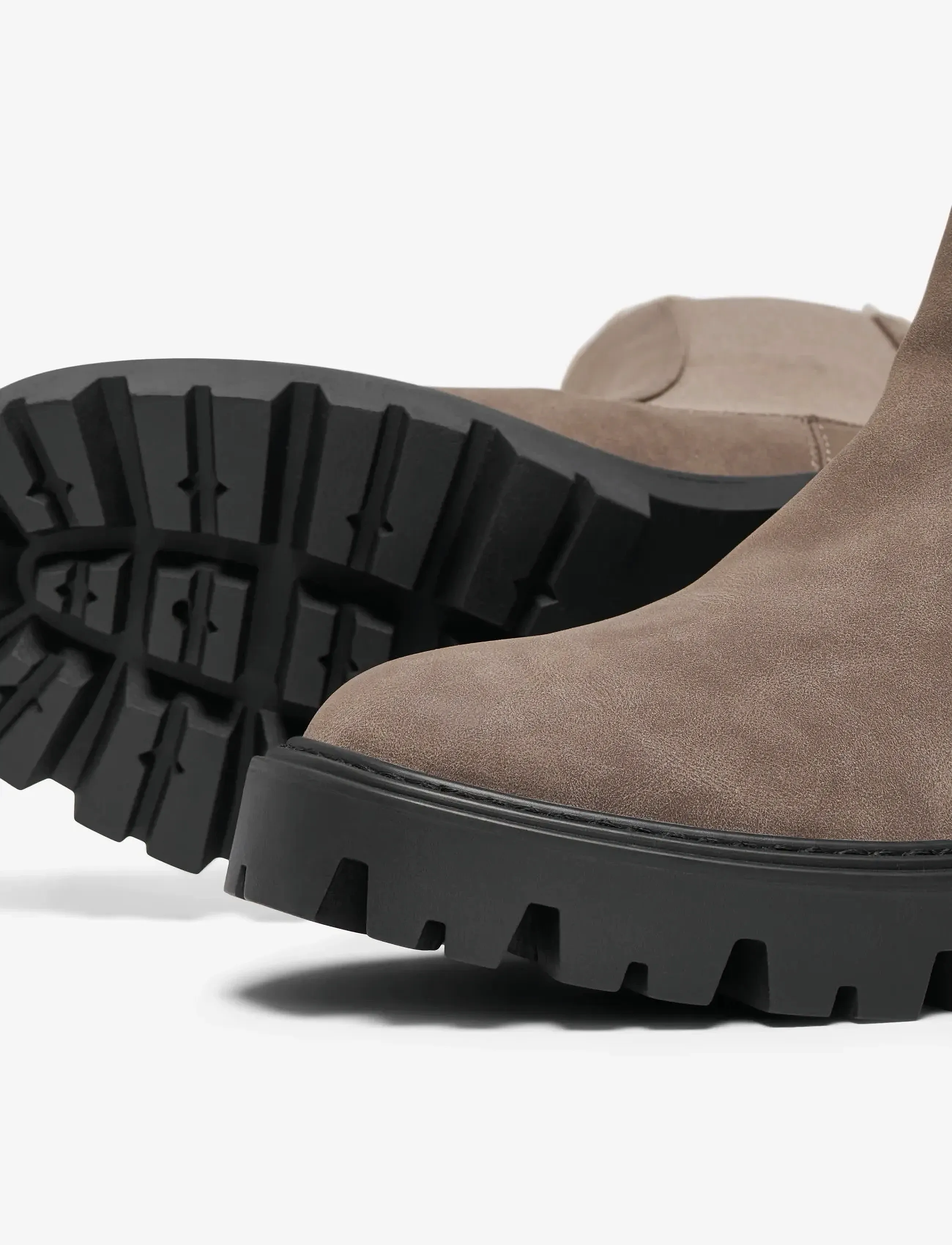 ONLY - ONLBETTY-9 PU WARM LINED BOOT - brown stone - 4