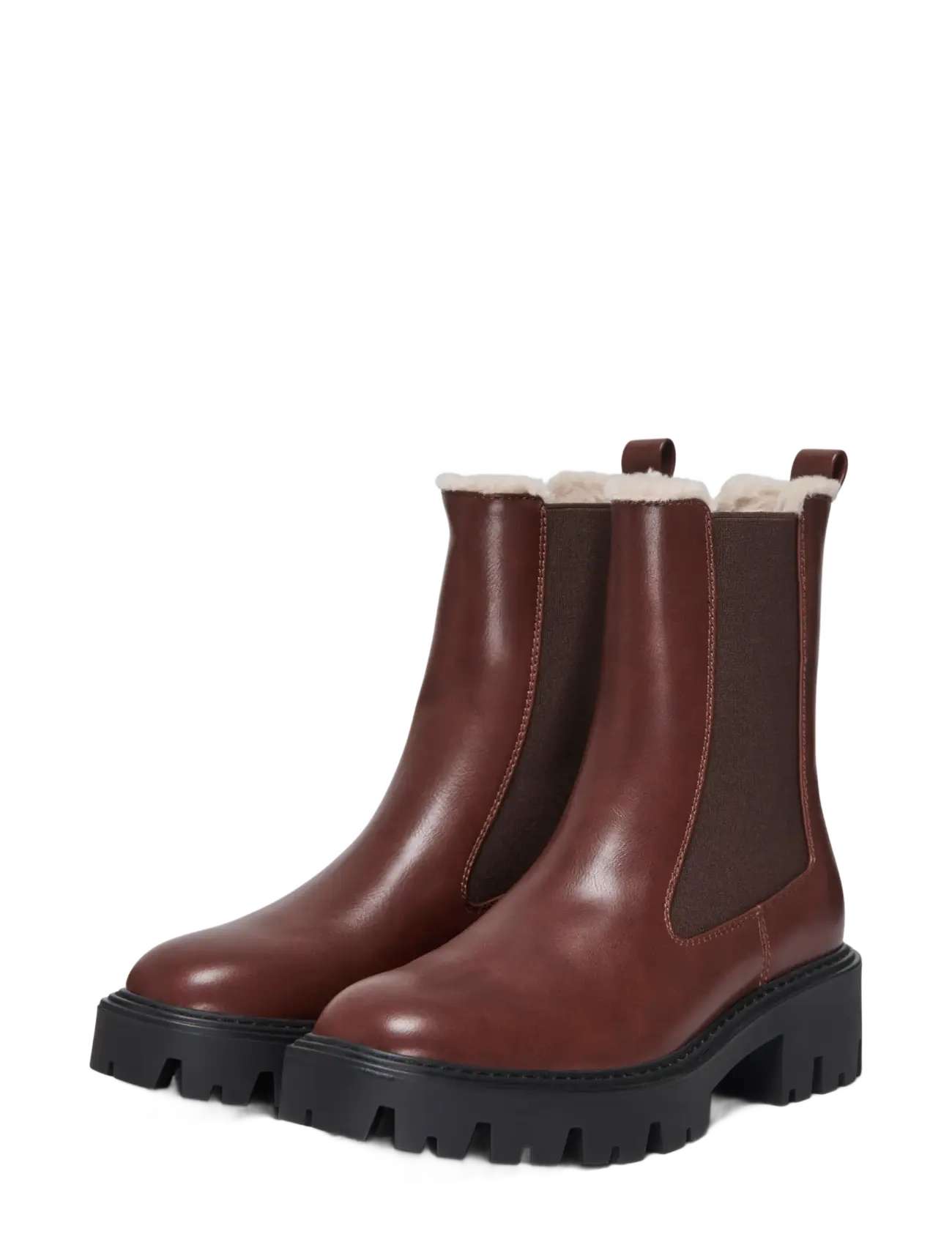 ONLY - ONLBETTY-9 PU WARM LINED BOOT - chelsea boots - tortoise shell - 2