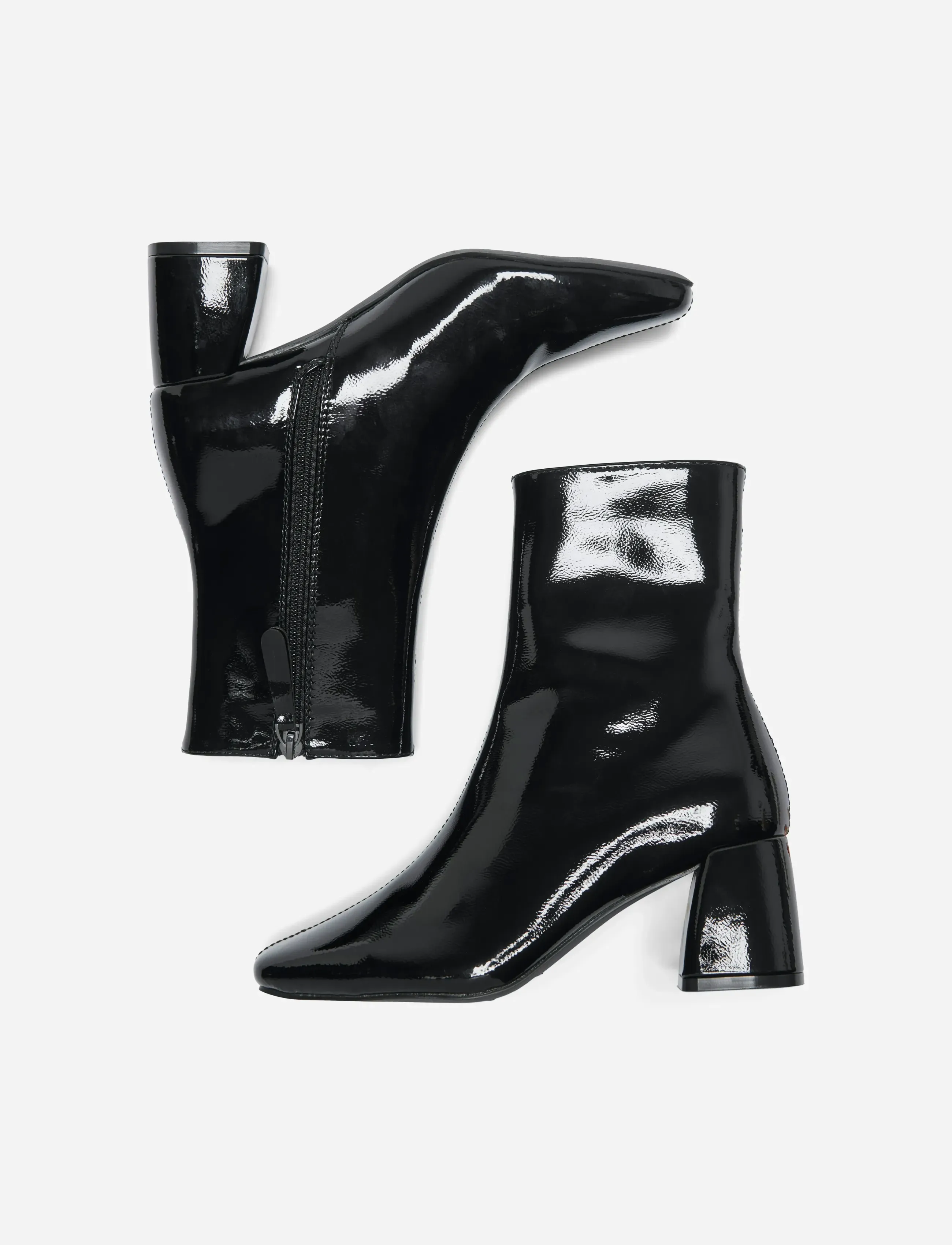 ONLY - ONLBRIELLE-1 PU HEELED BOOT - boots - black - 0