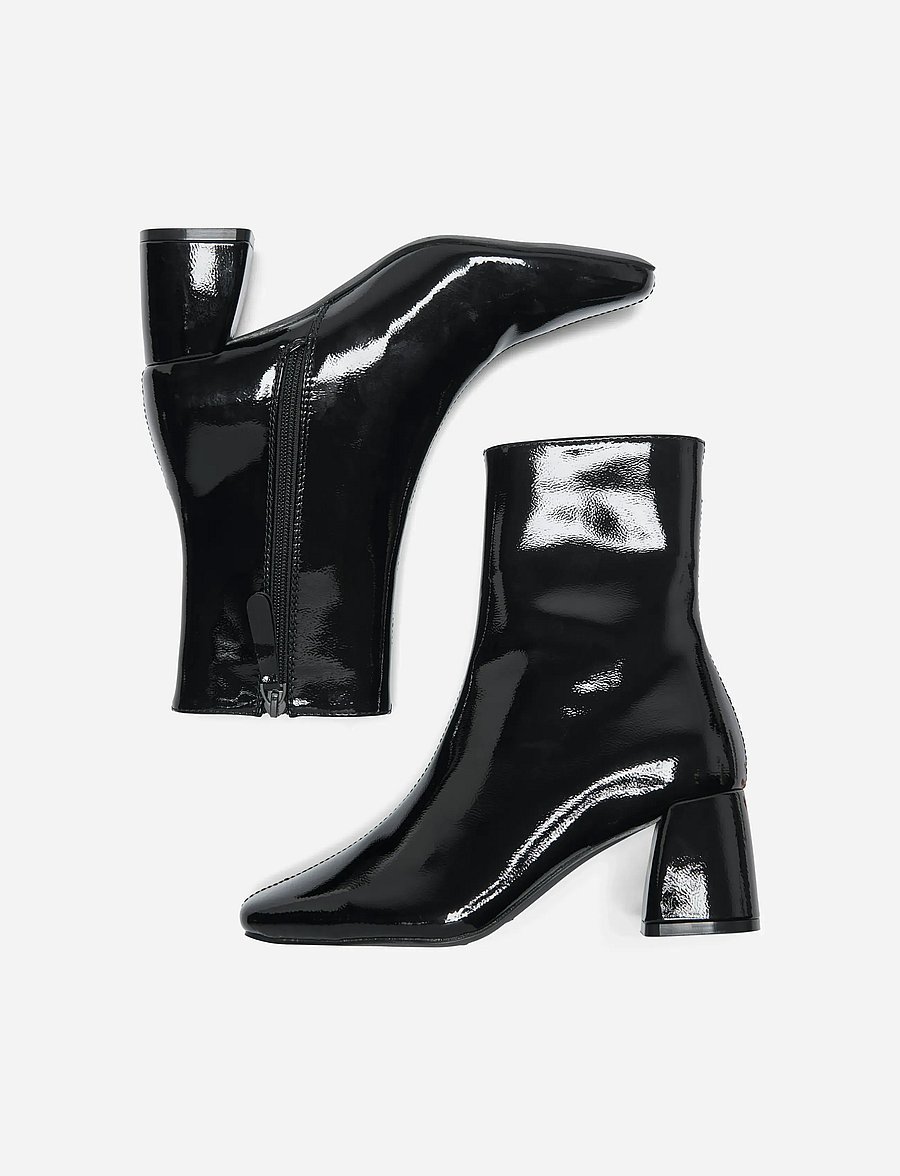 ONLY - ONLBRIELLE-1 PU HEELED BOOT - boots - black - 0