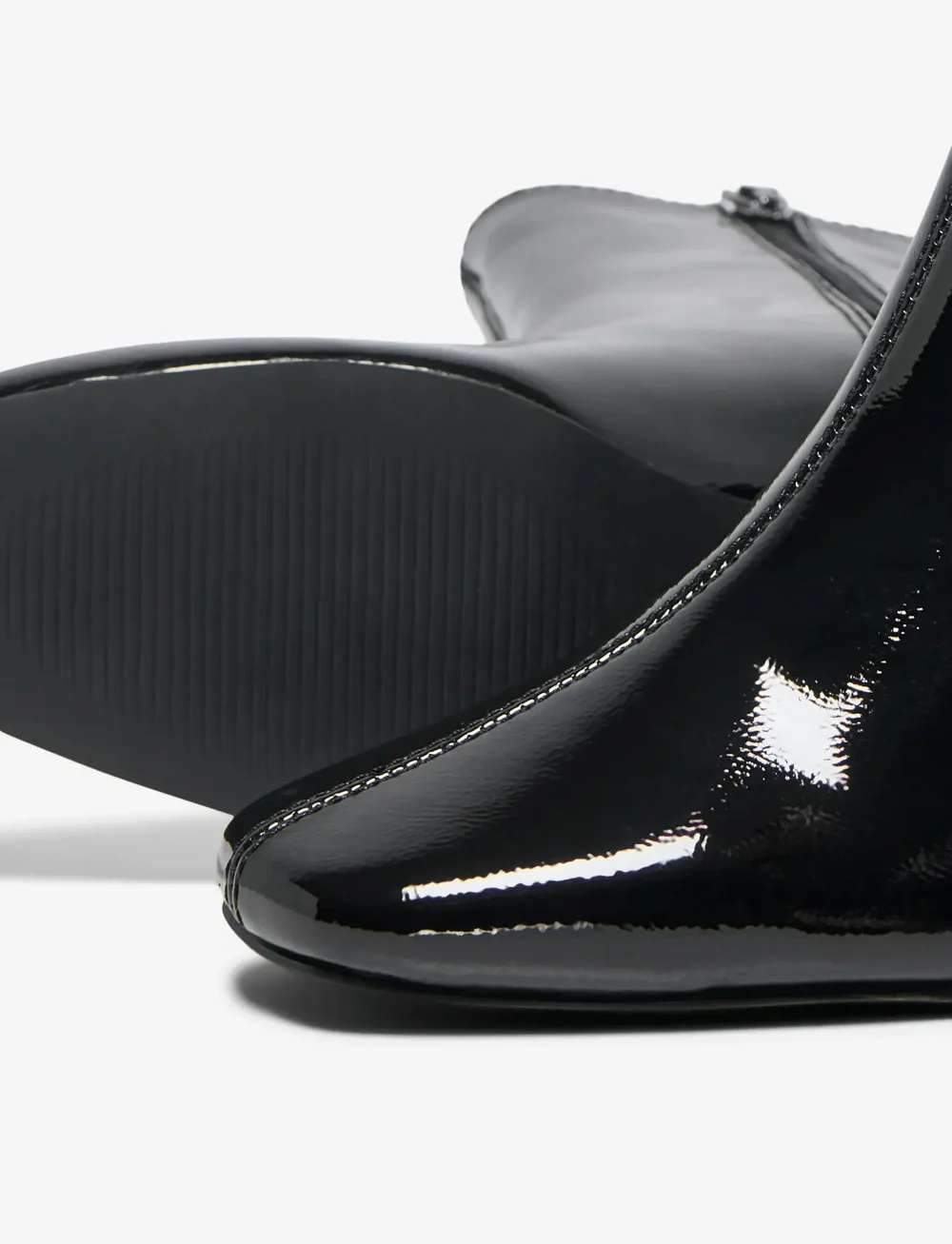 ONLY - ONLBRIELLE-1 PU HEELED BOOT - kontsaga poolsaapad - black - 3