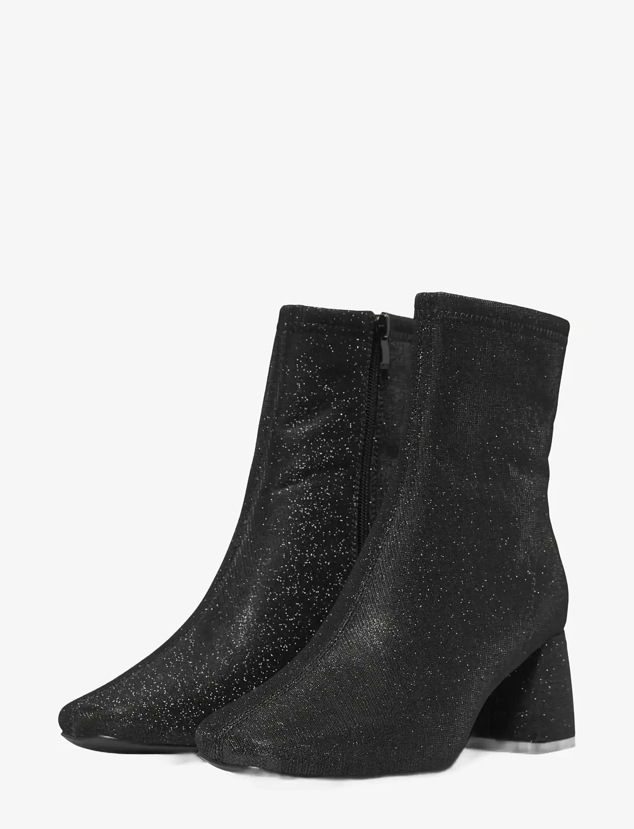 ONLY - ONLBRIELLE-2 GLITTER SOCK BOOT - høj hæl - black - 0